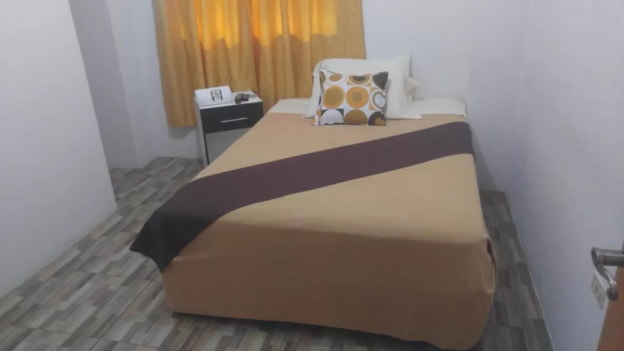 Bed in Hotel San Fernando
