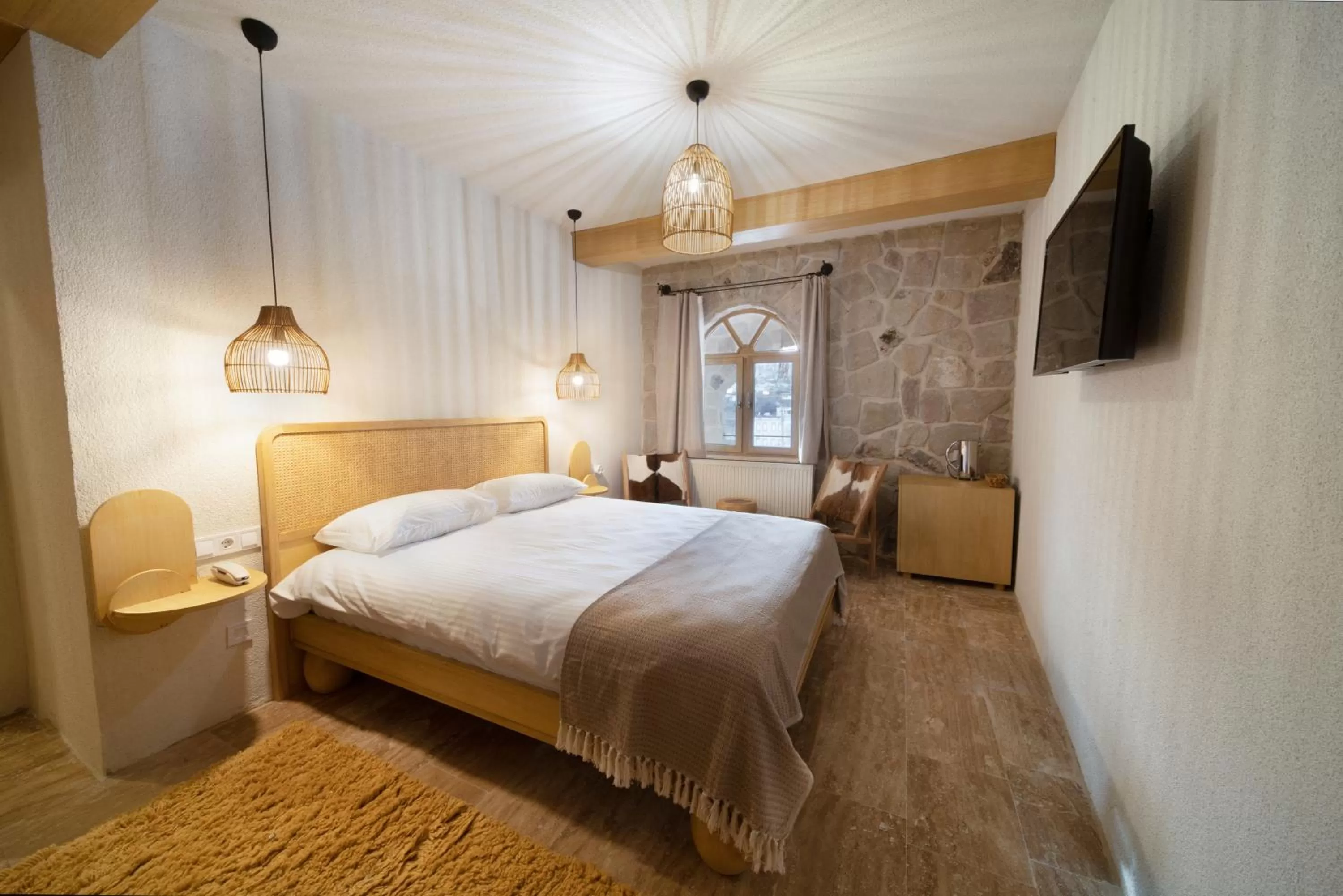 Bedroom, Bed in Cappadocia Naif Hotel - Adults Only