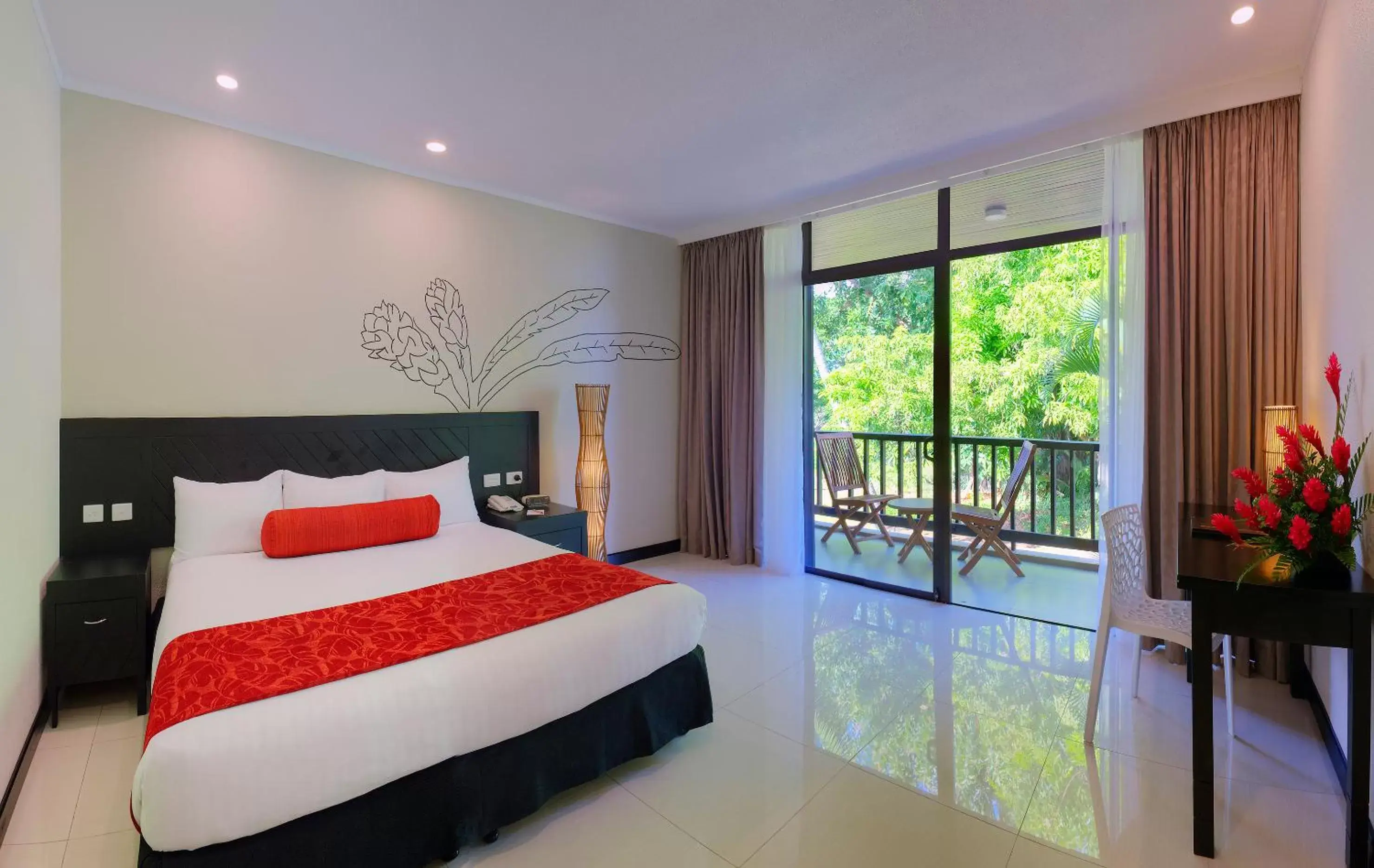 Bedroom, Bed in Tanoa International Hotel