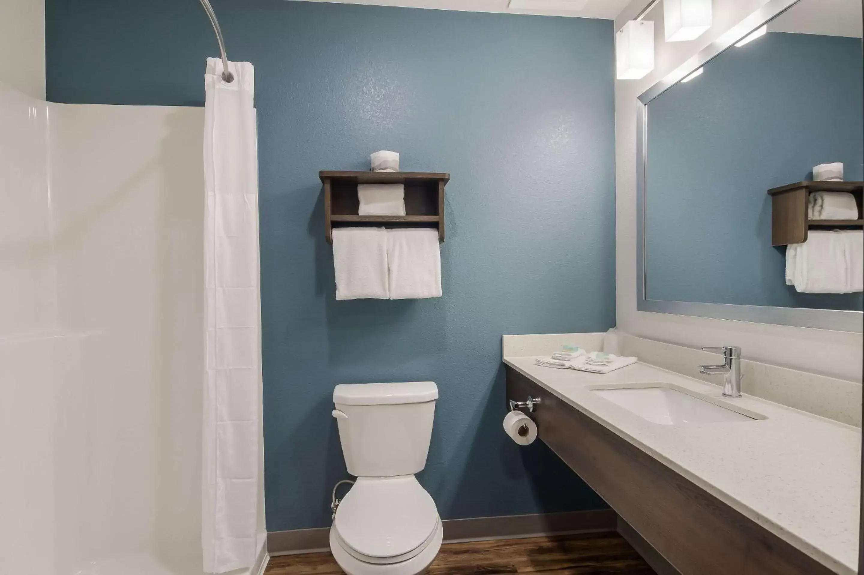 Photo of the whole room, Bathroom in WoodSpring Suites Broomfield-Westminster