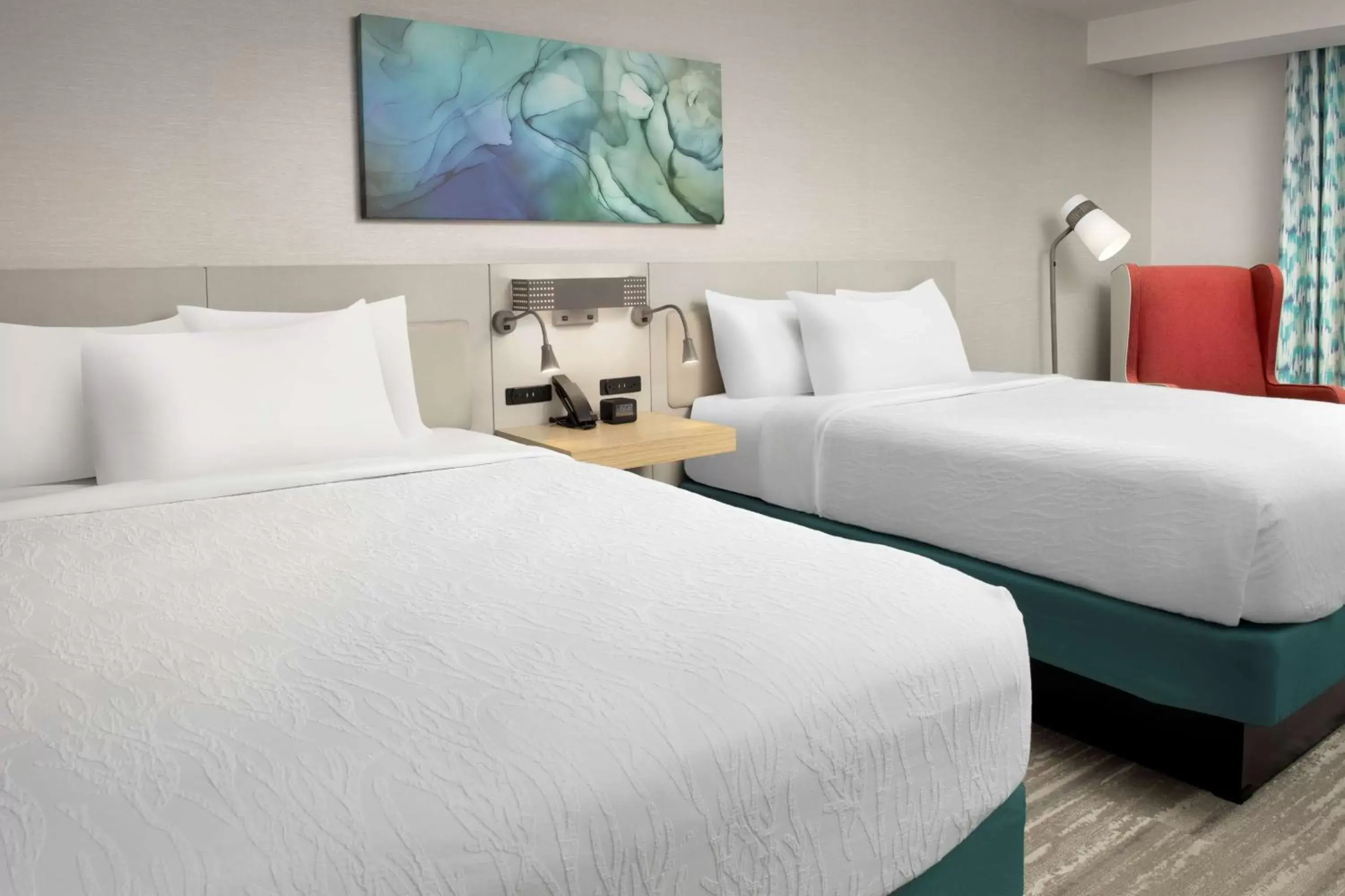 Bed in Hilton Garden Inn Orlando Downtown