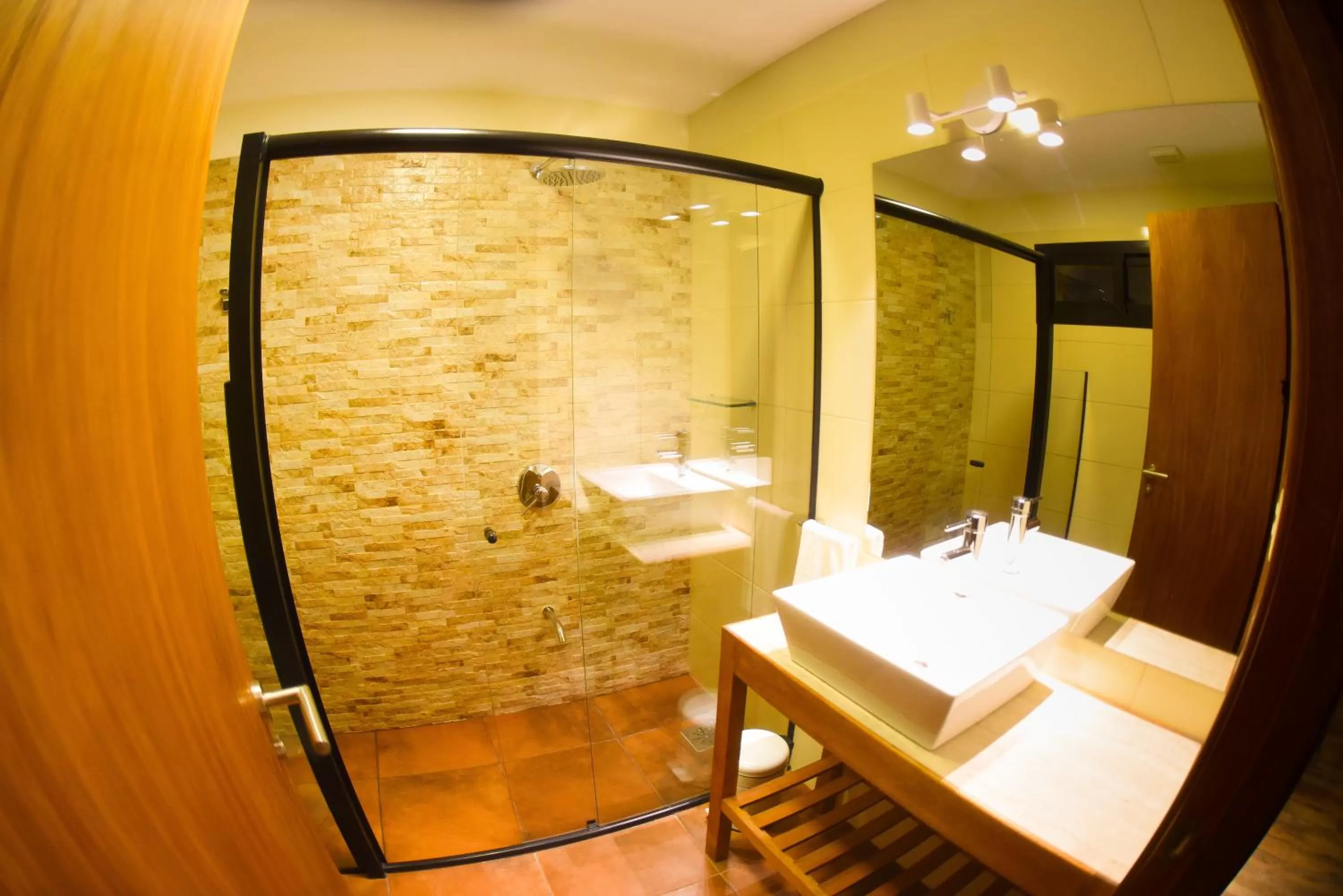 Bathroom in Hostería La Bordona