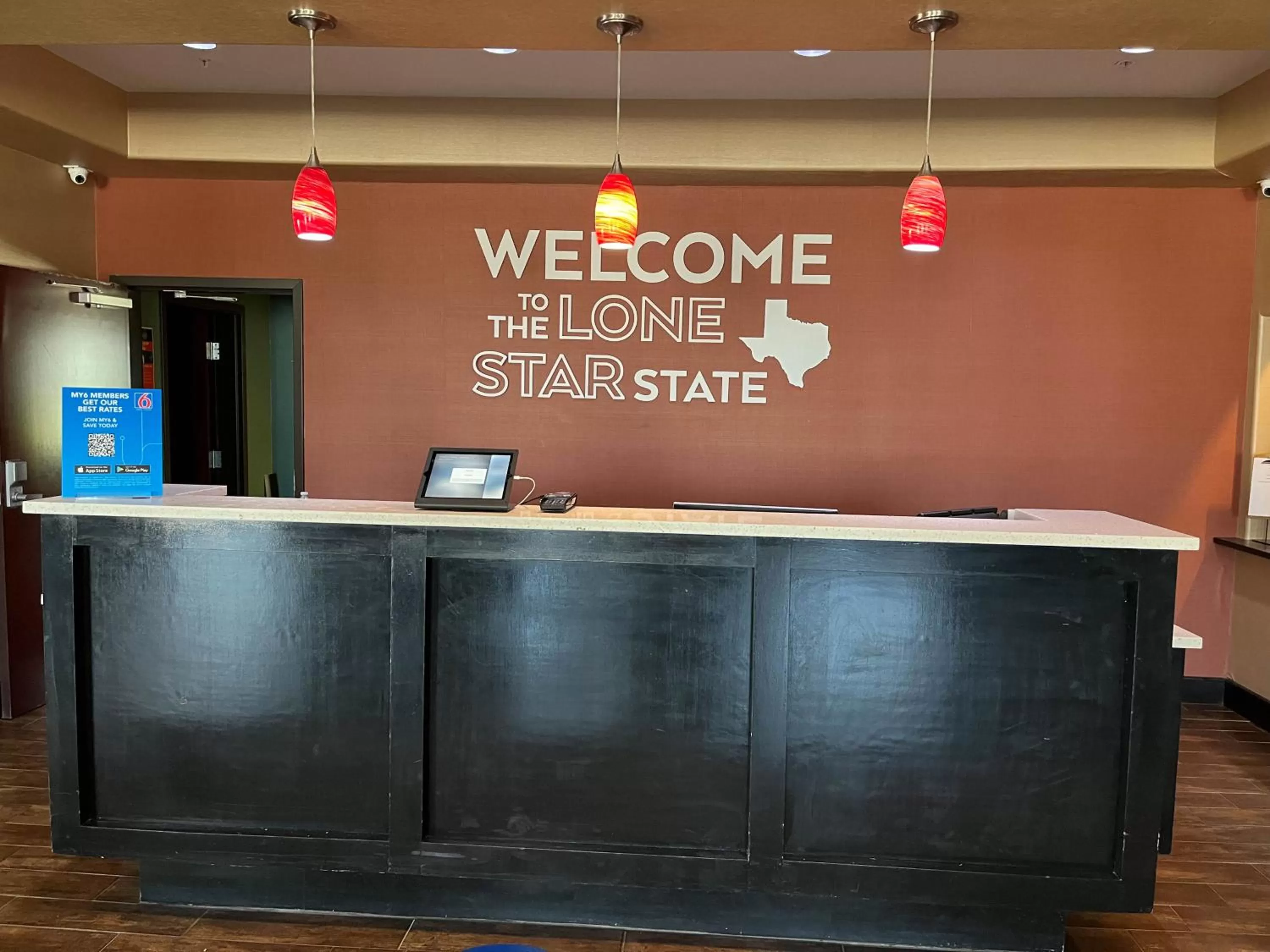 Lobby or reception, Lobby/Reception in Studio 6 Suites Pearsall, TX