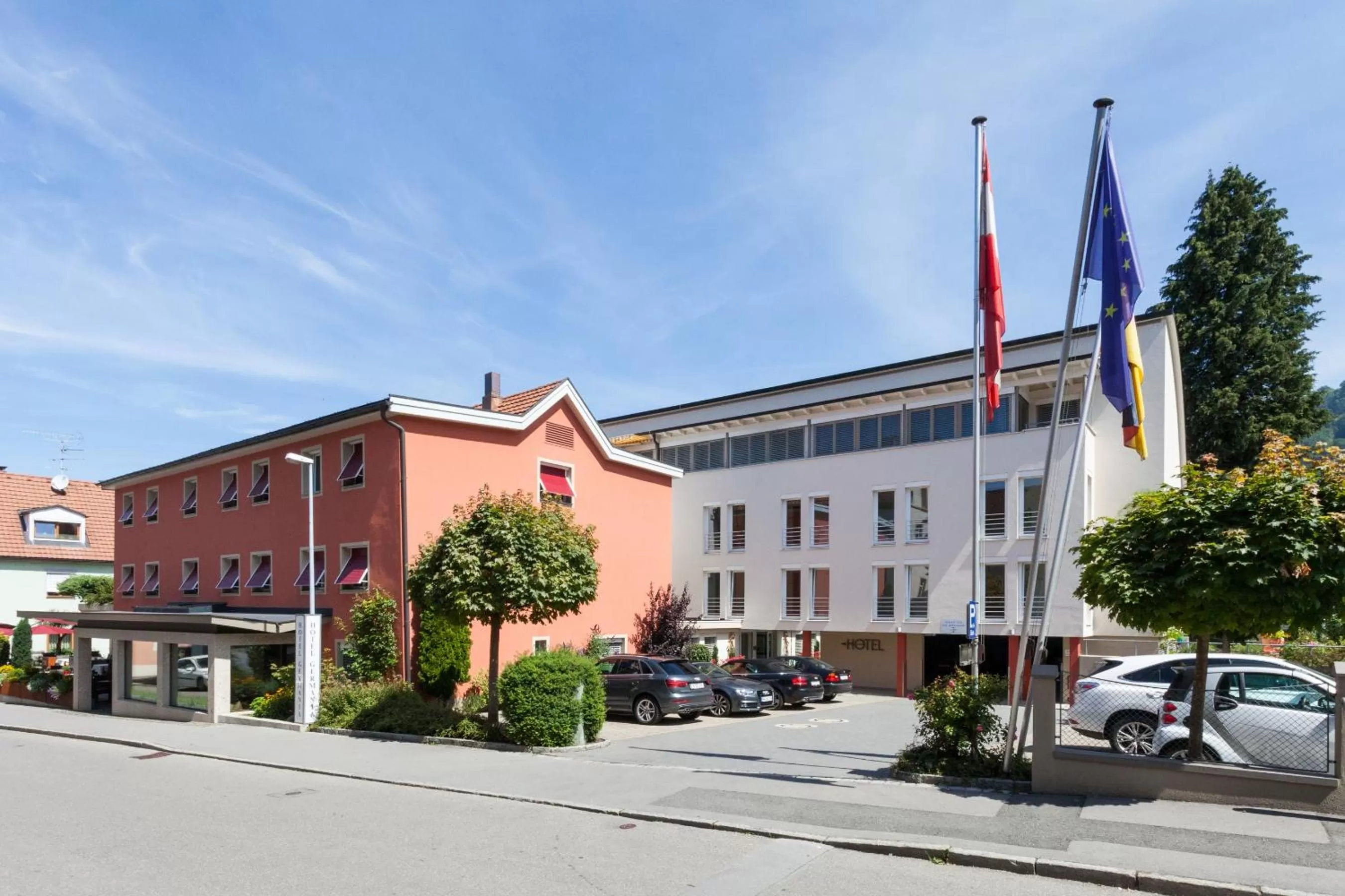 Facade/entrance in Hotel Germania