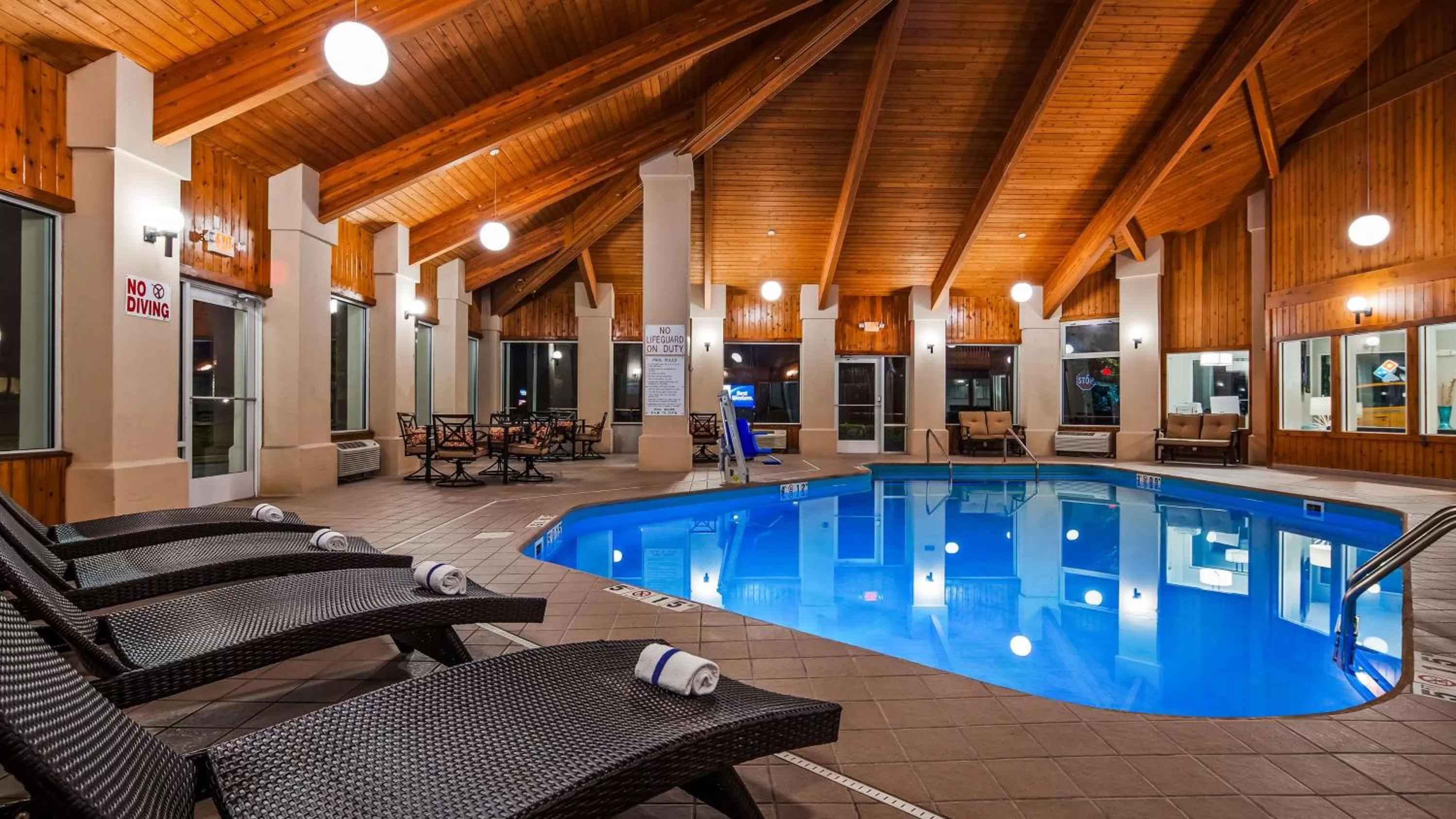 On site in Best Western DeWitt