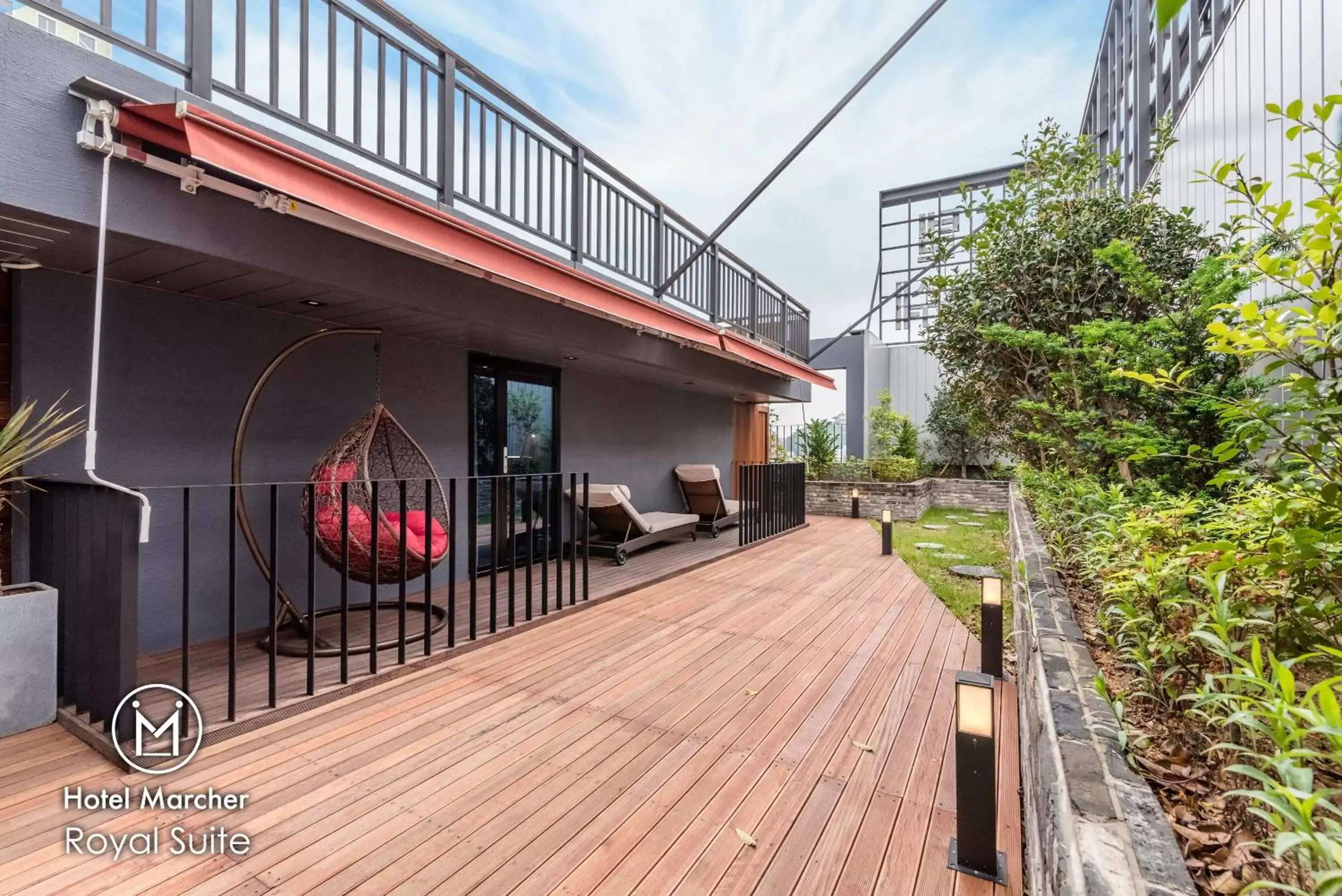 Balcony/Terrace in Hotel Marcher