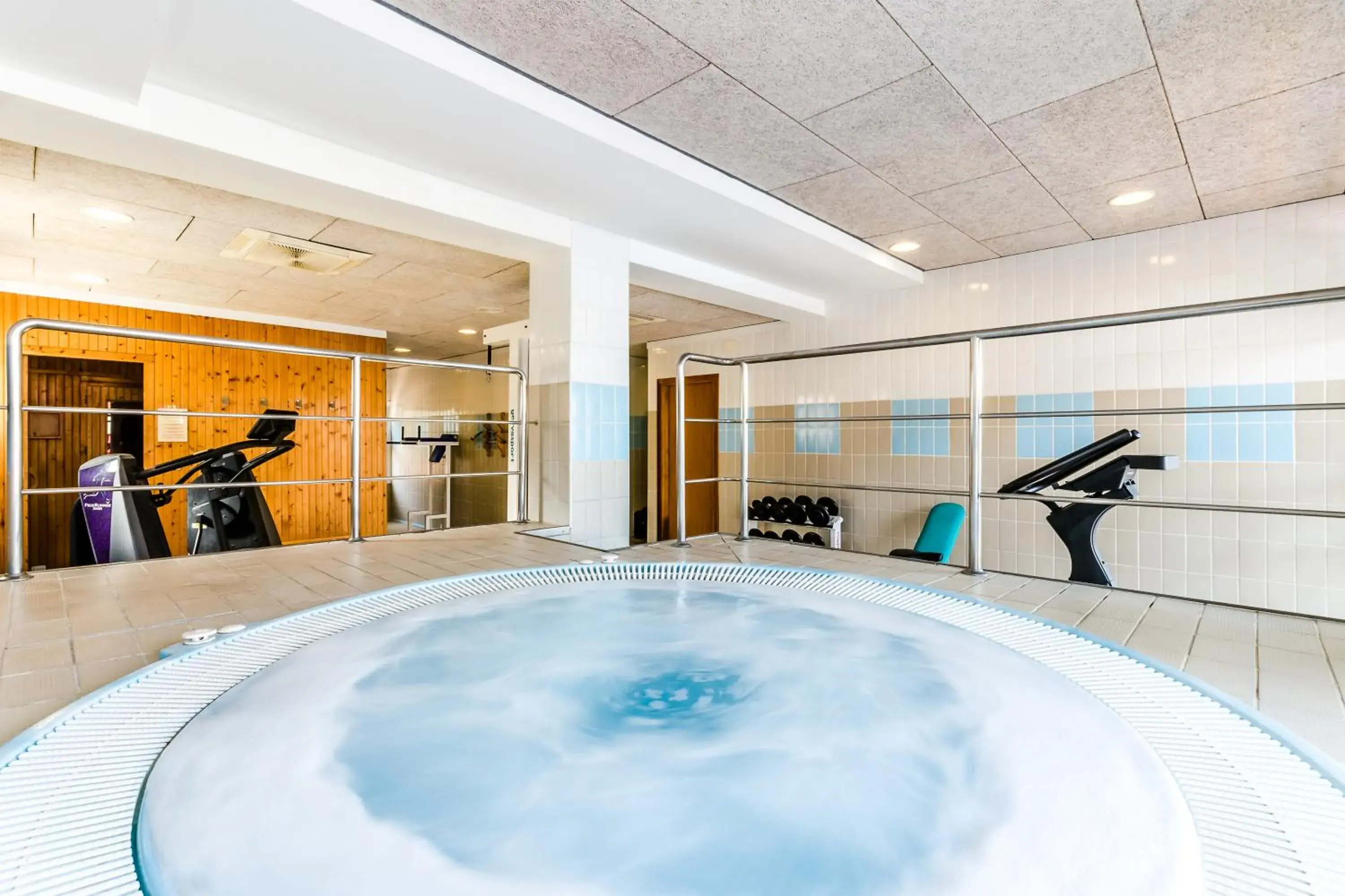 Fitness centre/facilities in Hotel Mar Blau