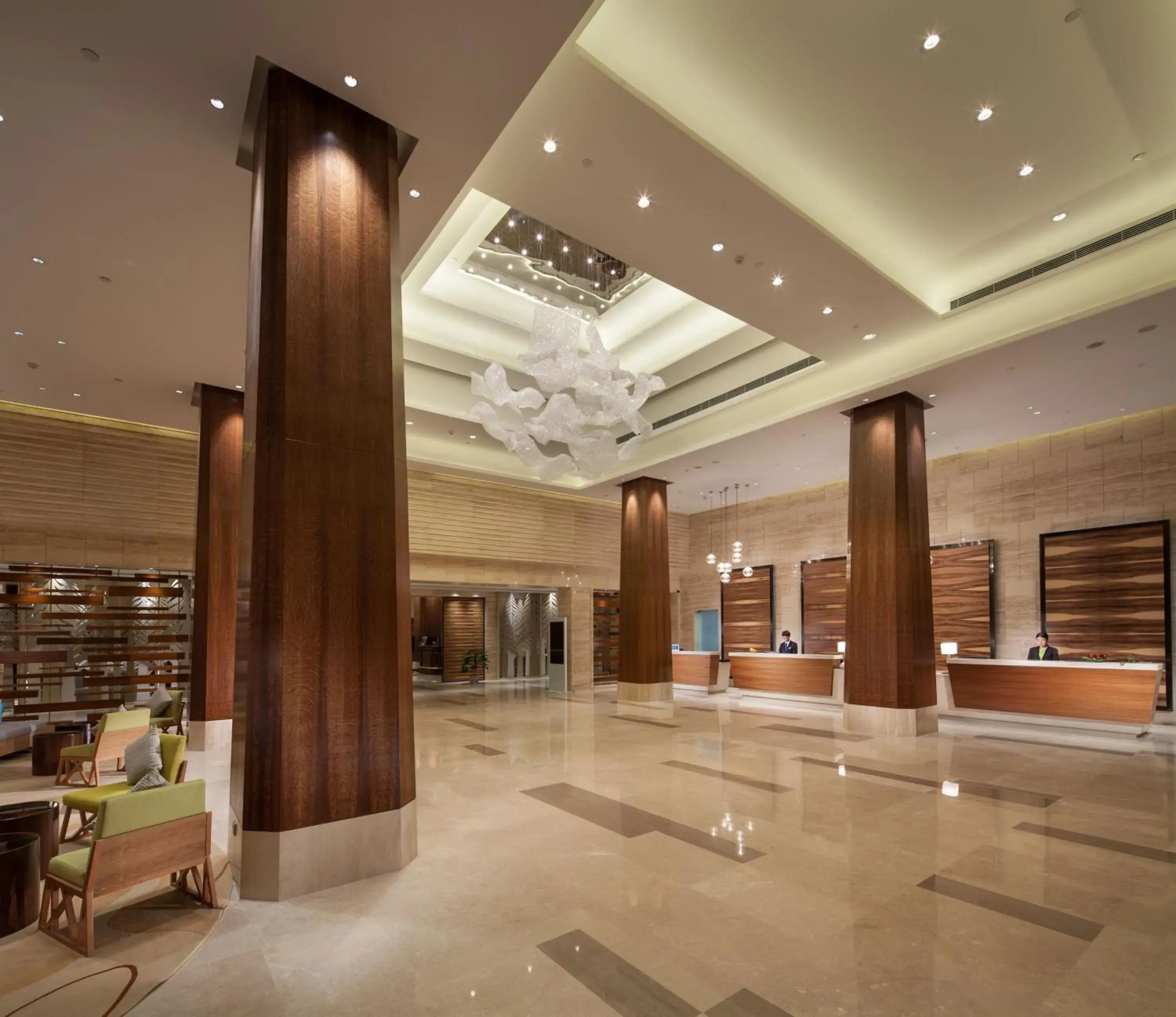 Property building, Lobby/Reception in Holiday Inn Qingdao Expo, an IHG Hotel