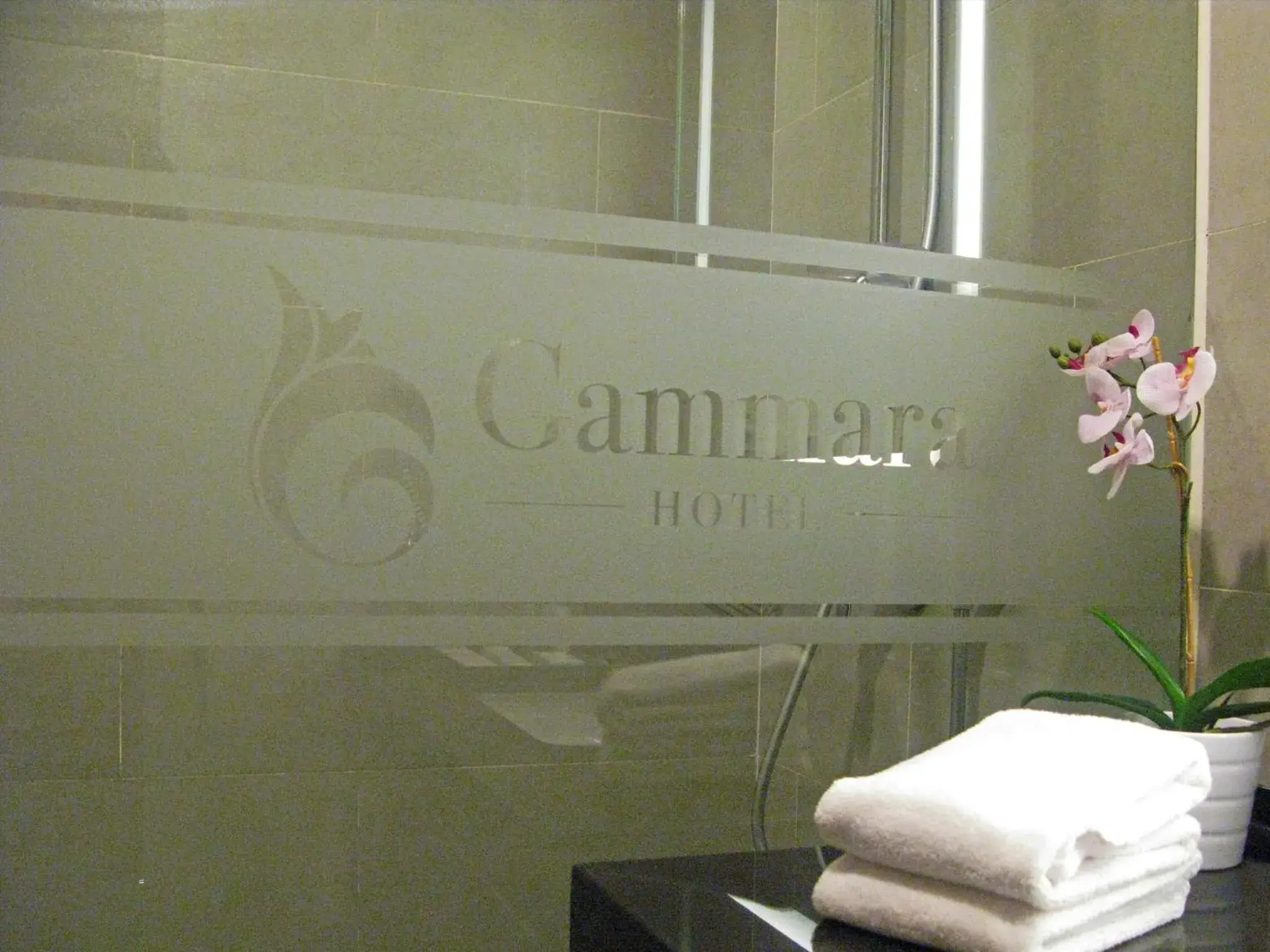 Bathroom, Logo/Certificate/Sign/Award in Gammara Hotel Makassar