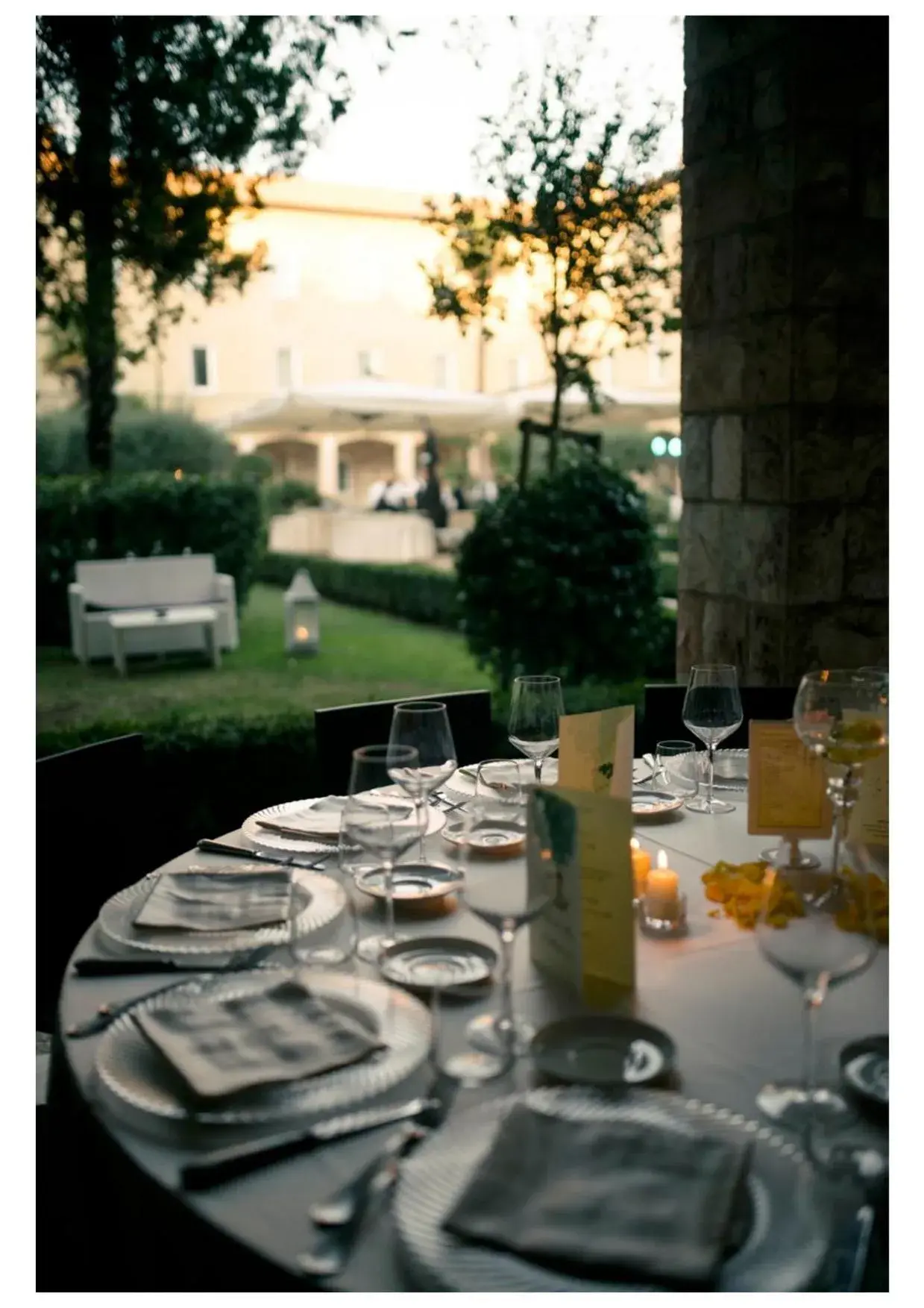 Garden, Restaurant/Places to Eat in Hotel Cenacolo