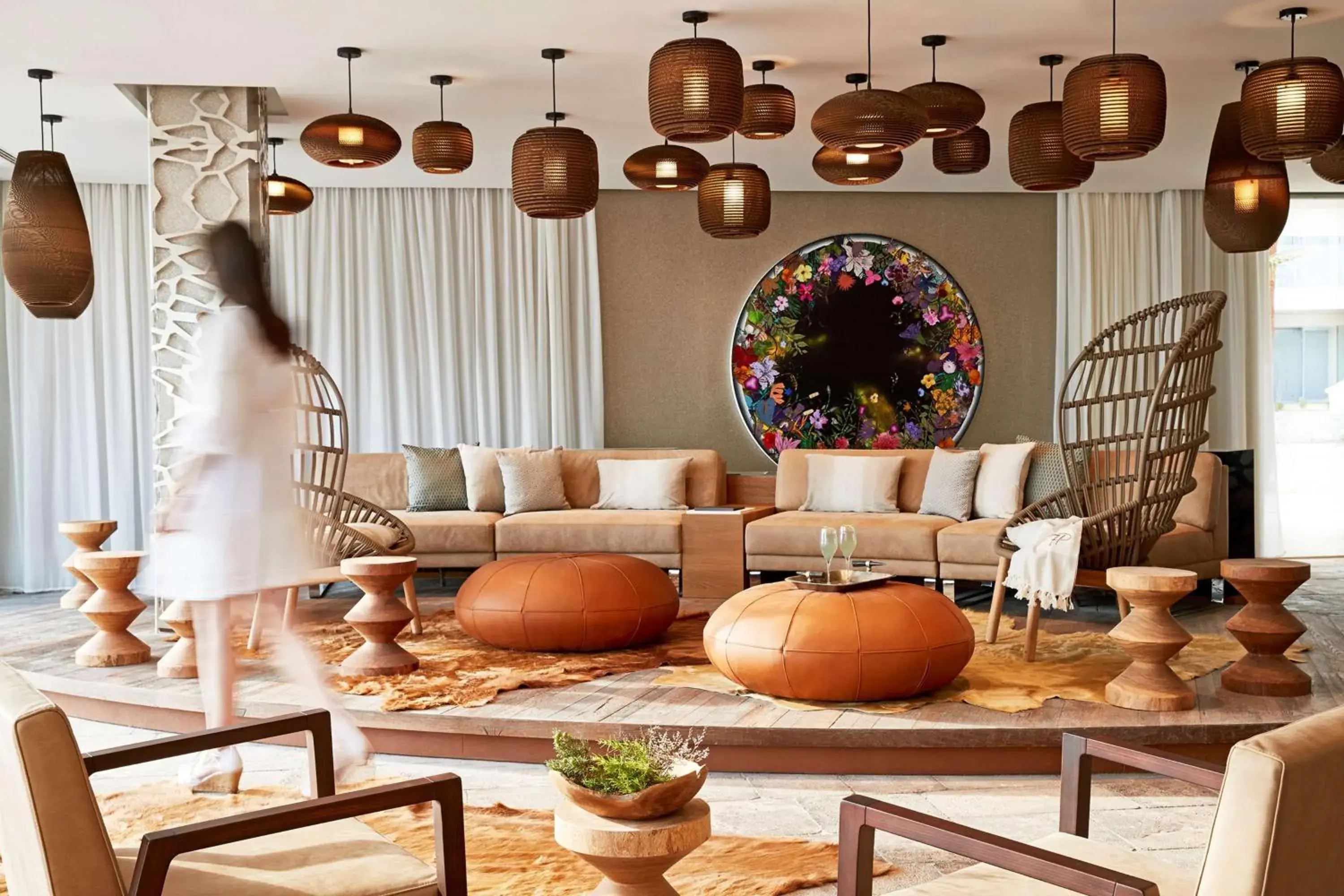 Lobby or reception in 7Pines Resort Ibiza, part of Destination by Hyatt Lobby or reception in 7Pines Resort Ibiza, part of Destination by Hyatt