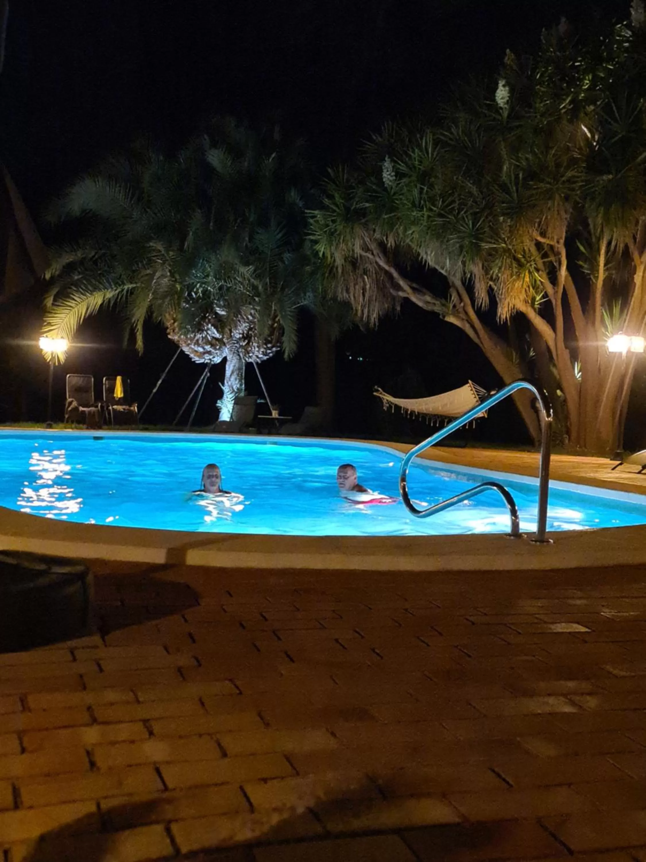 Night, Swimming Pool in Finca la Yuca