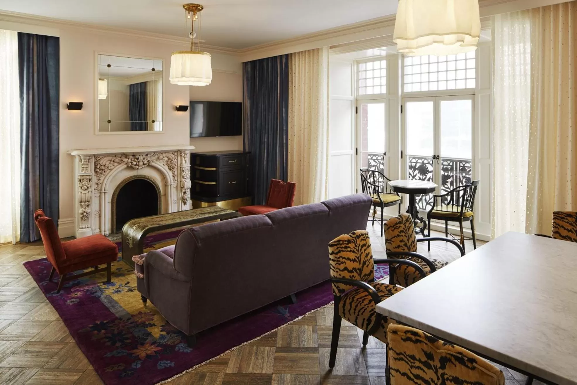 Living room in The Hotel Chelsea