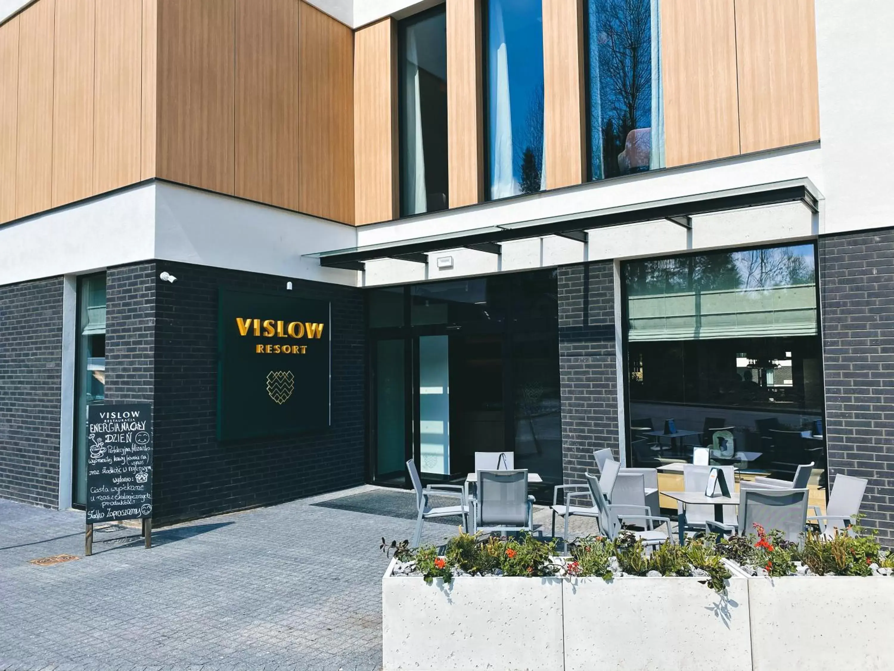 Facade/entrance in VISLOW Resort Facade/entrance in VISLOW Resort