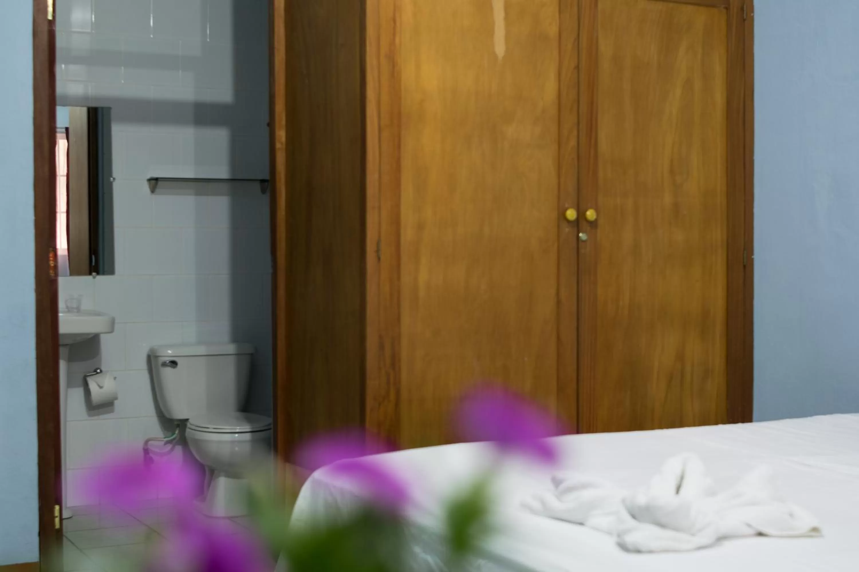 Bed in Hotel Valerie