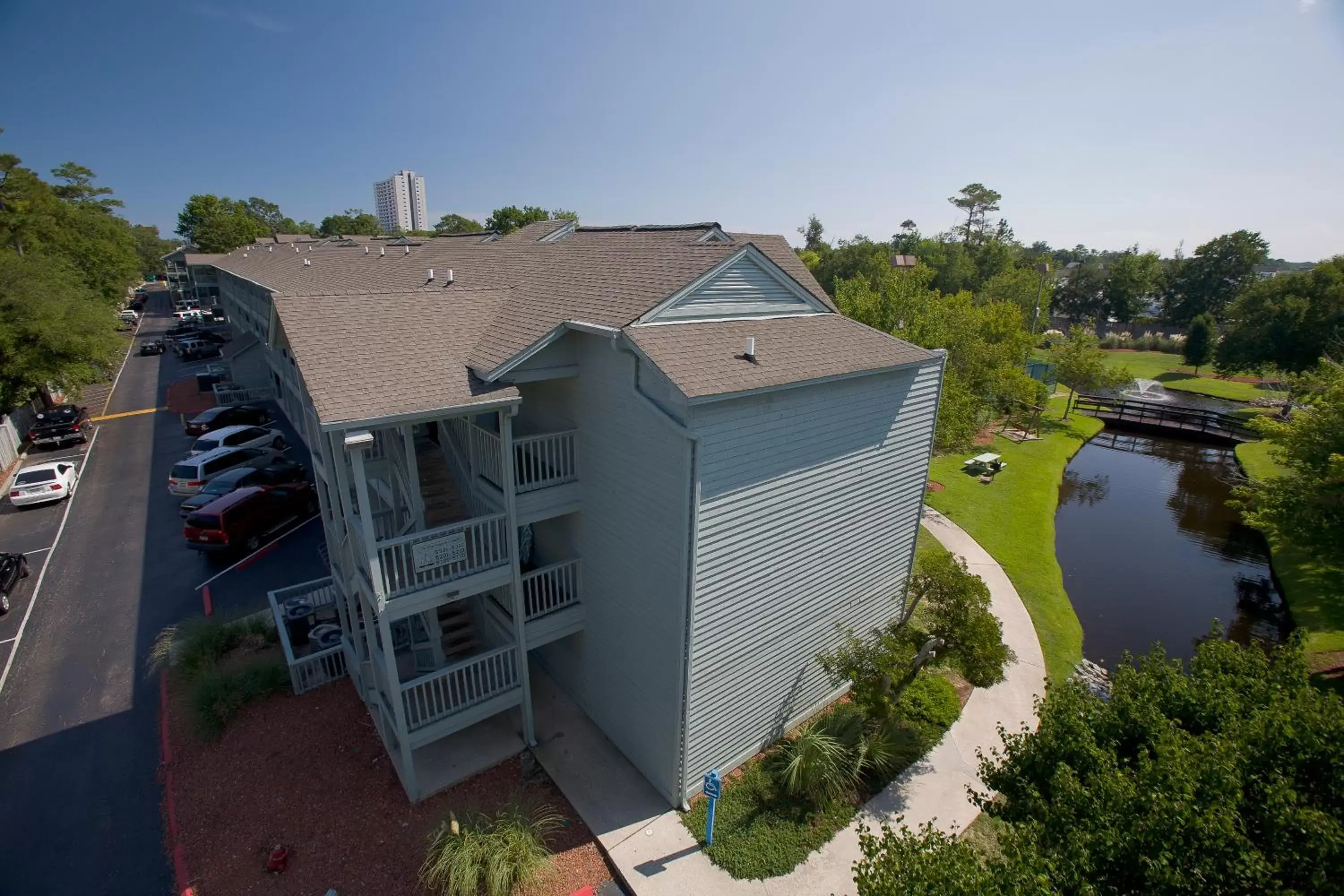 Property building, Bird's-eye View in Myrtle Beach Resort