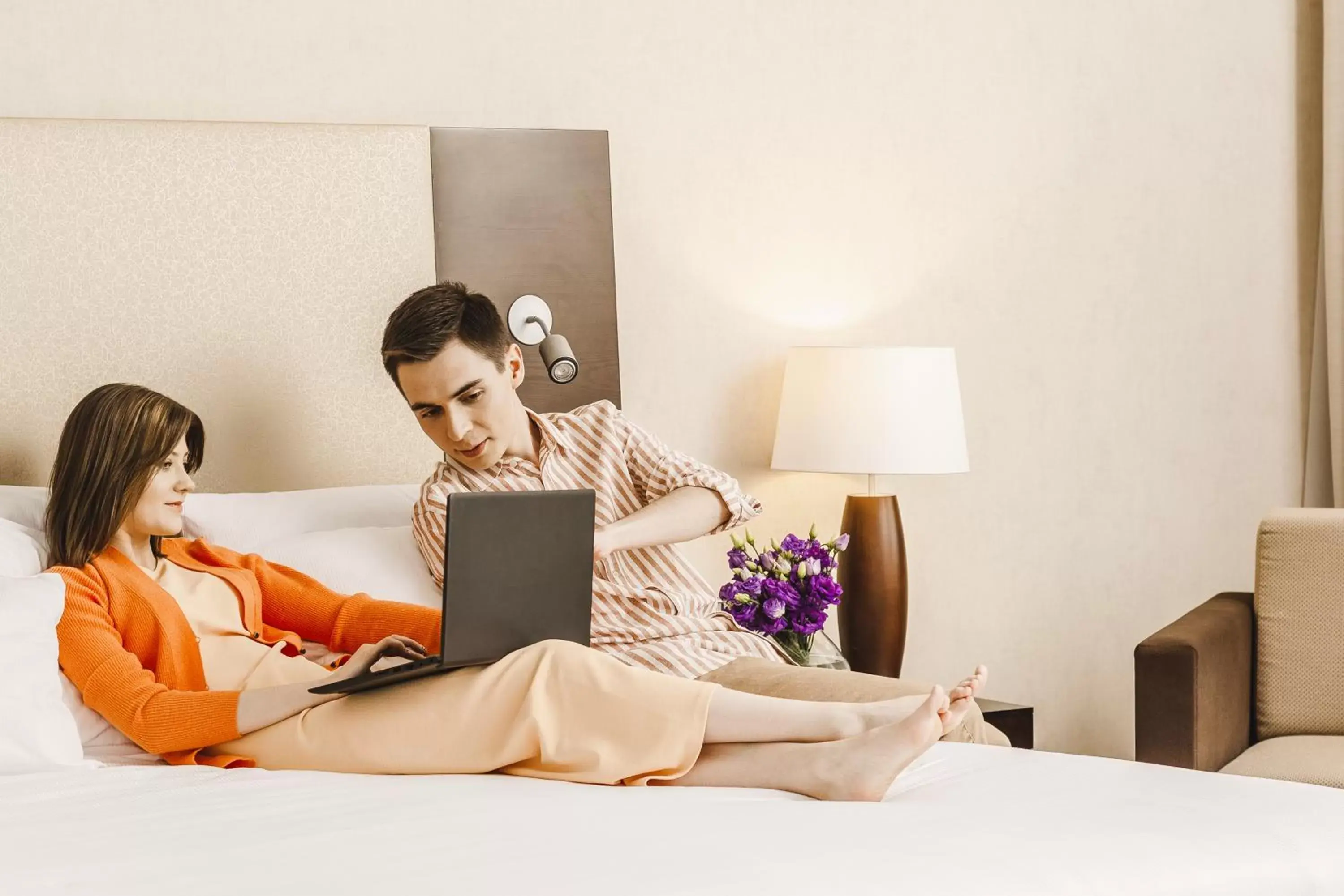 Bed in Hotel Polonia Palace Bed in Hotel Polonia Palace