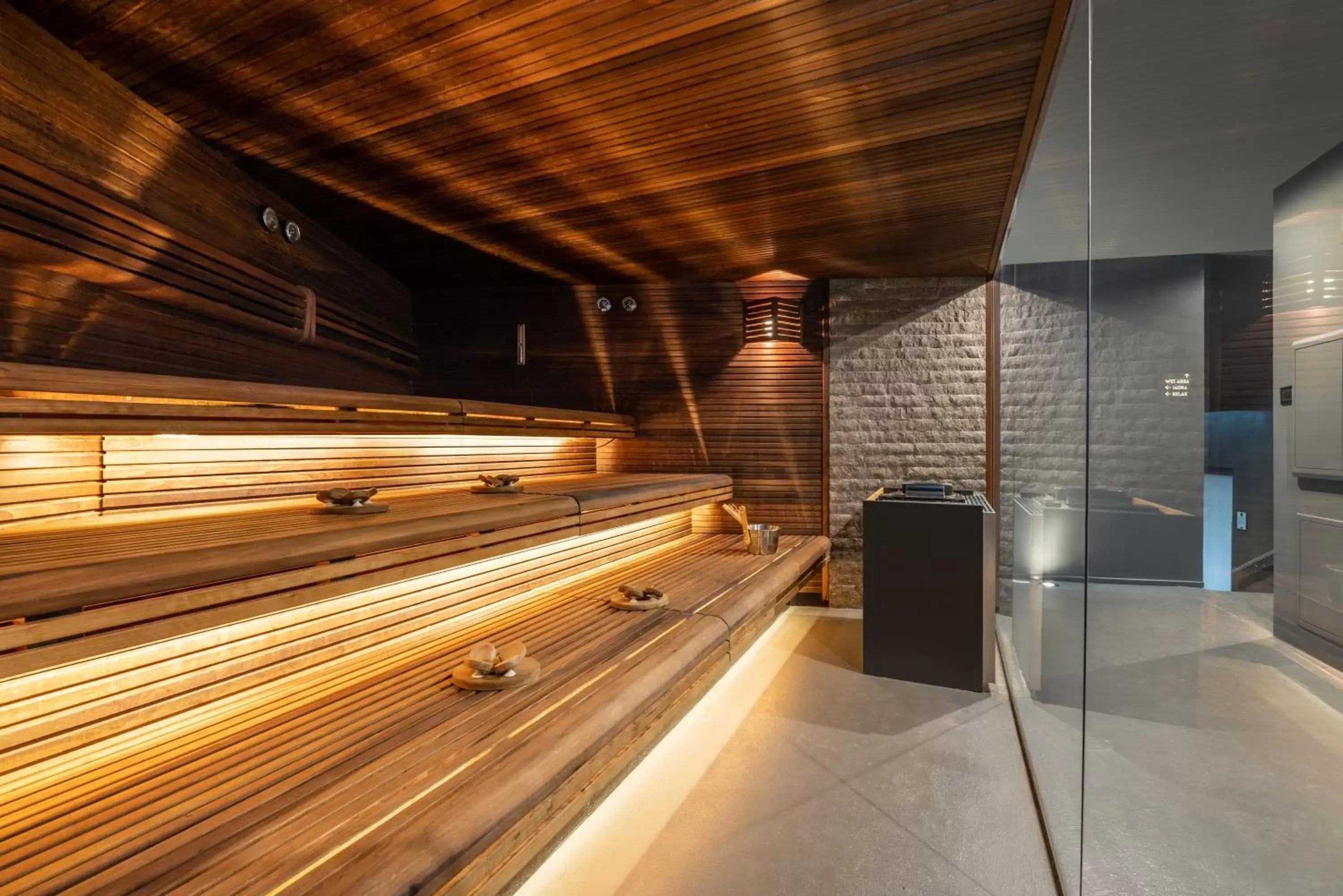 Sauna in Lido Palace - The Leading Hotels of the World