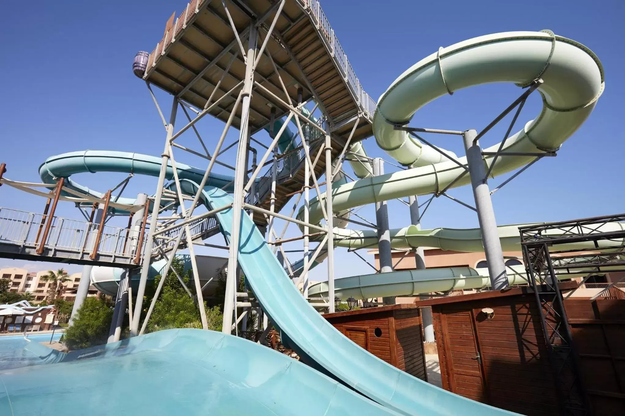 Children play ground, Water Park in Coral Sea Holiday Resort and Aqua Park