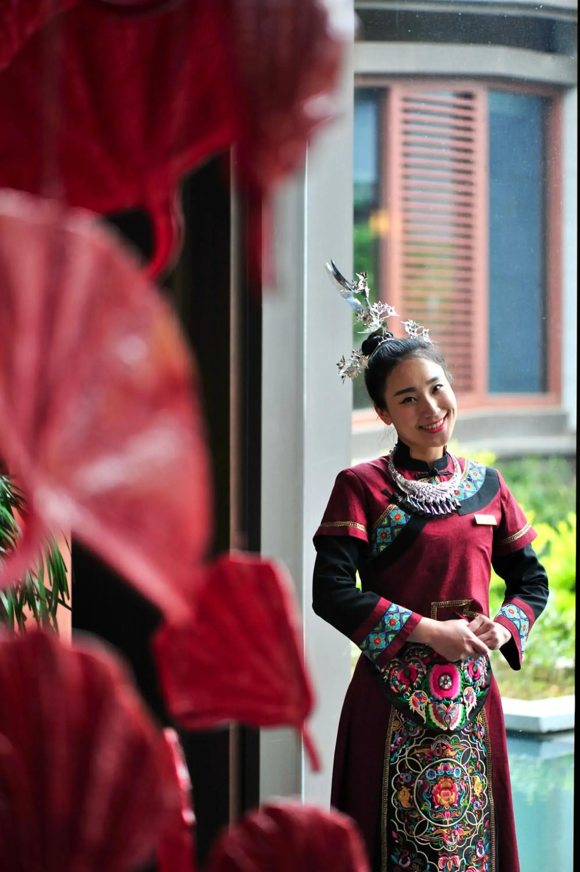 Staff, Children in Anantara Guiyang Resort