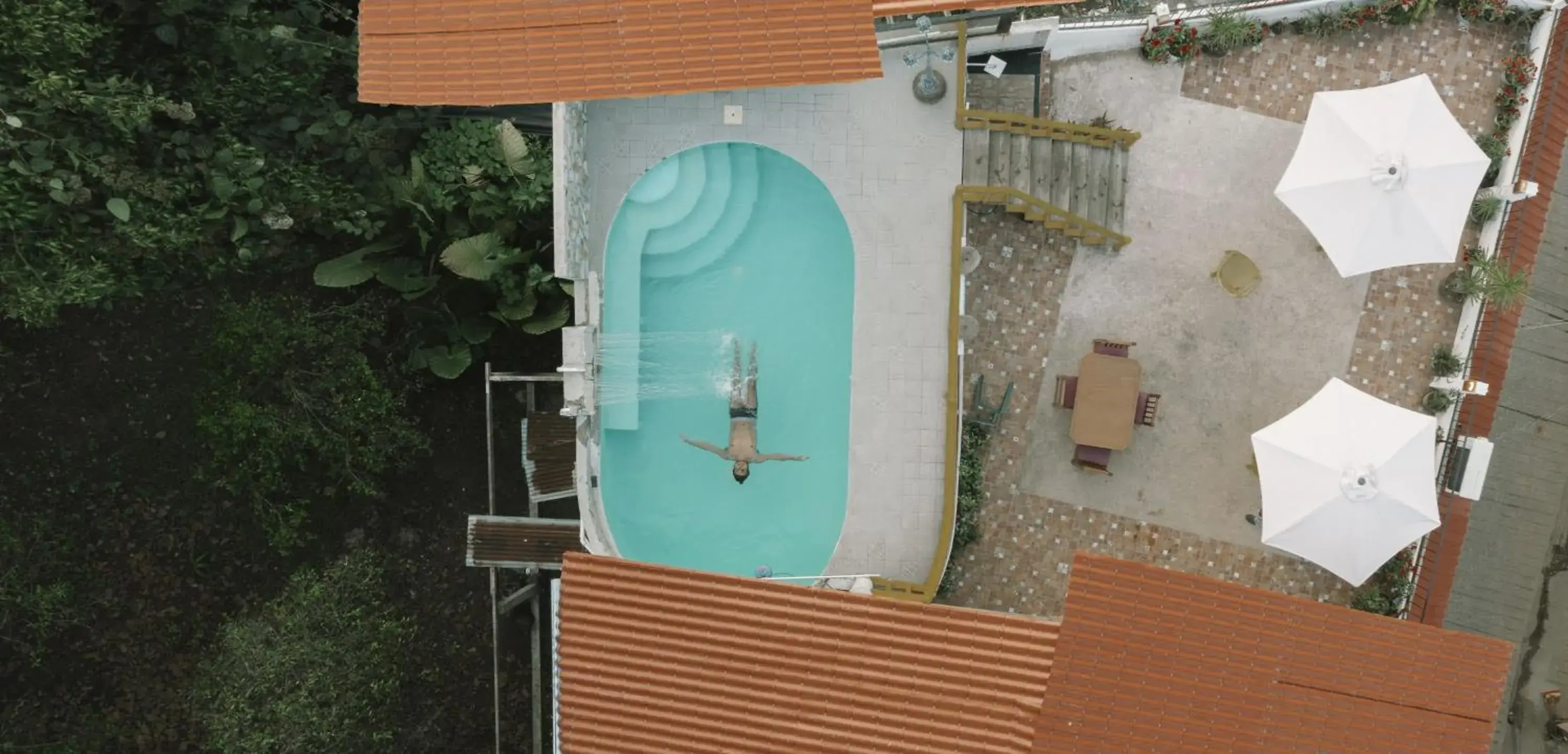 Pool View in HOTEL Posada San Agustin