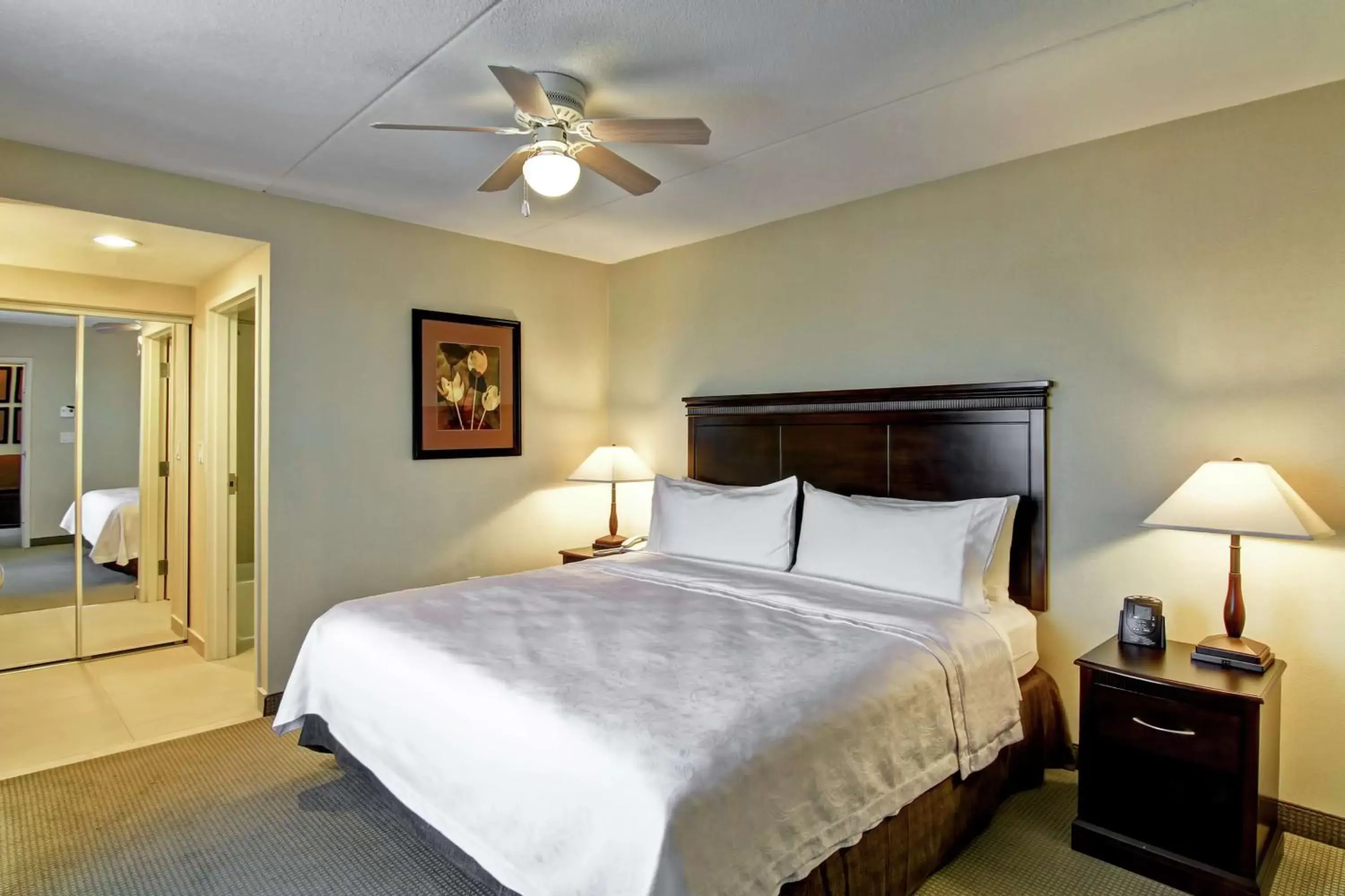 Bed in Homewood Suites by Hilton Sudbury