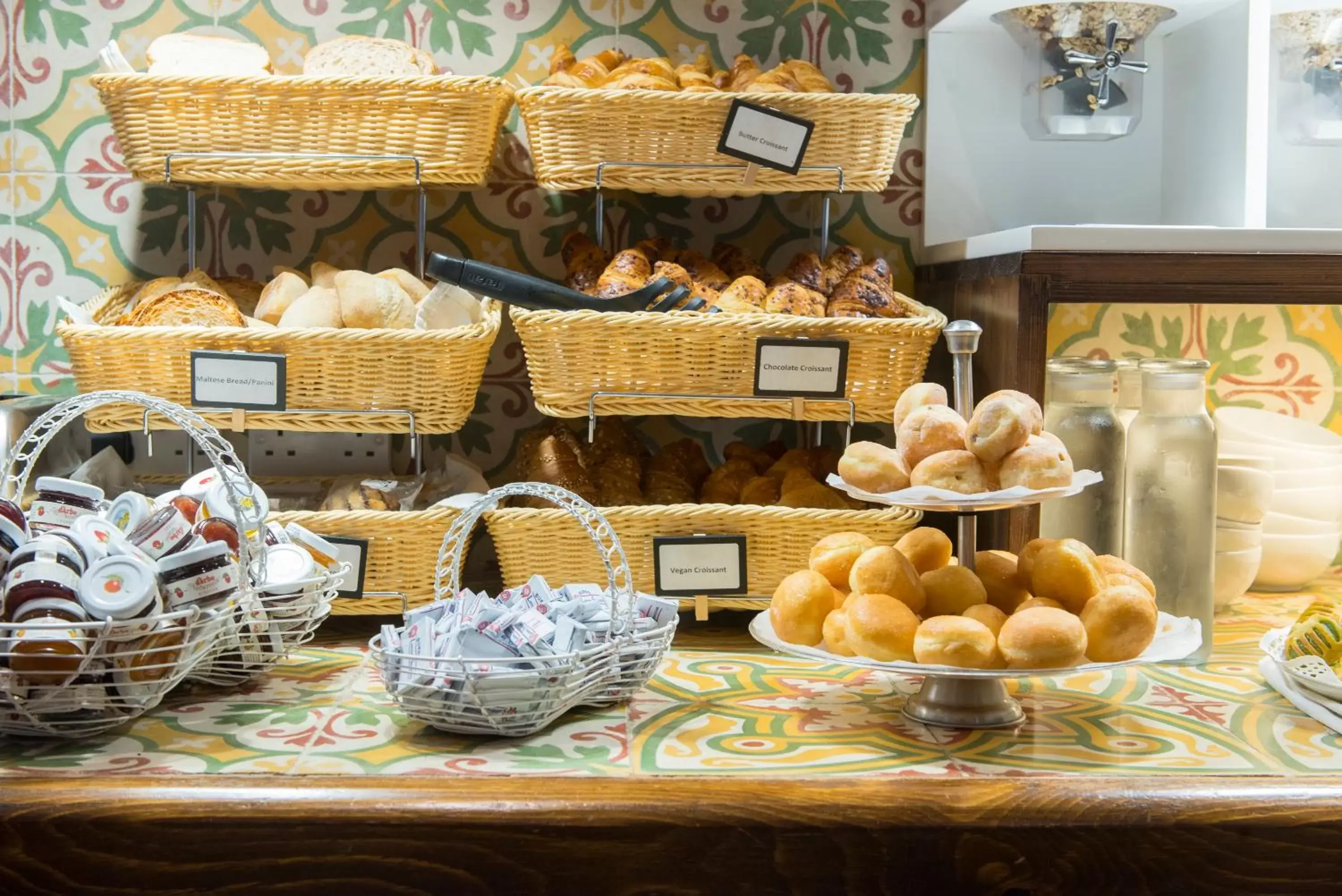 Continental breakfast in Palazzo Violetta Boutique Hotel