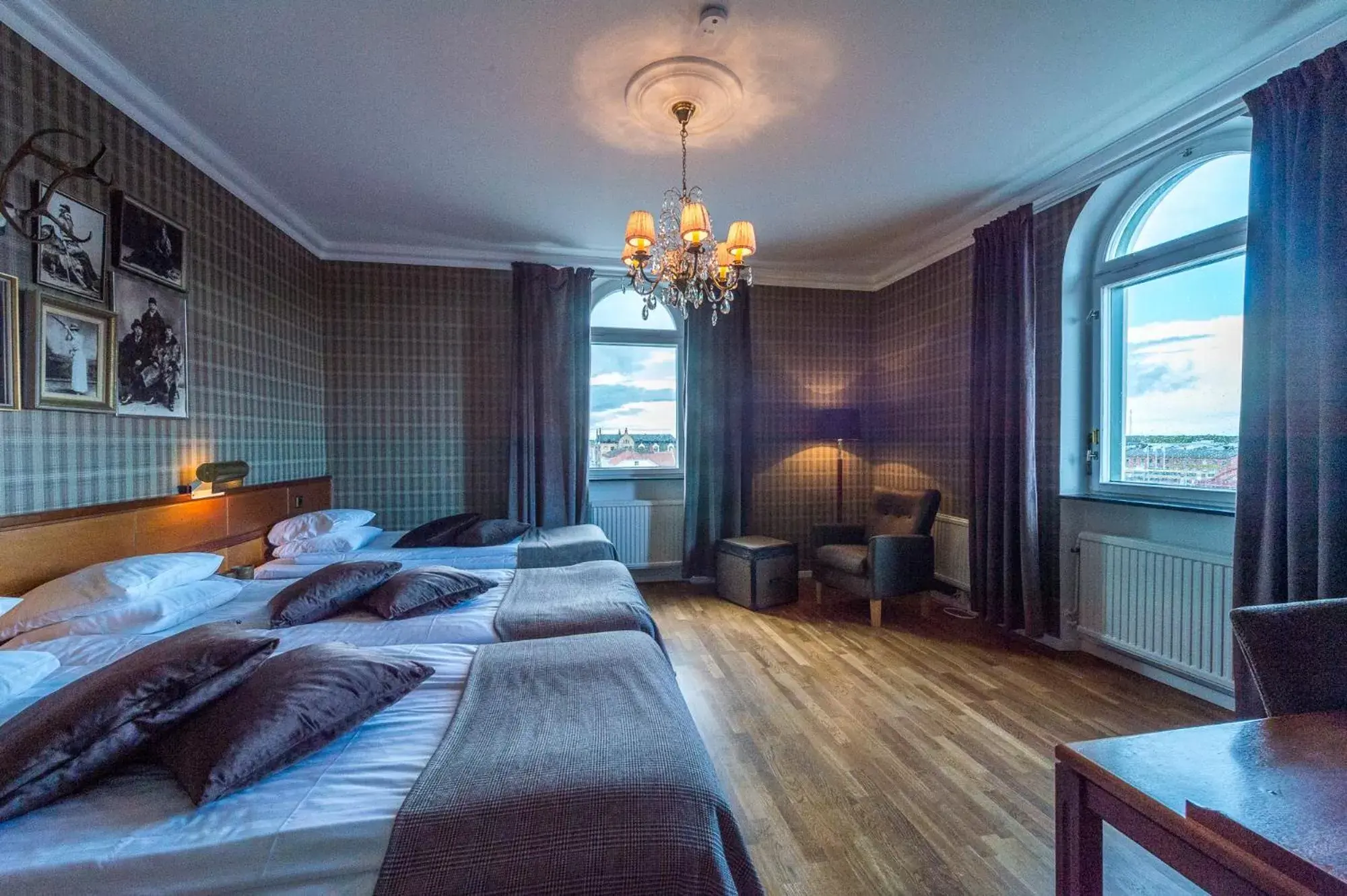 Bedroom, Bed in Stadshotellet Lidköping Bedroom, Bed in Stadshotellet Lidköping