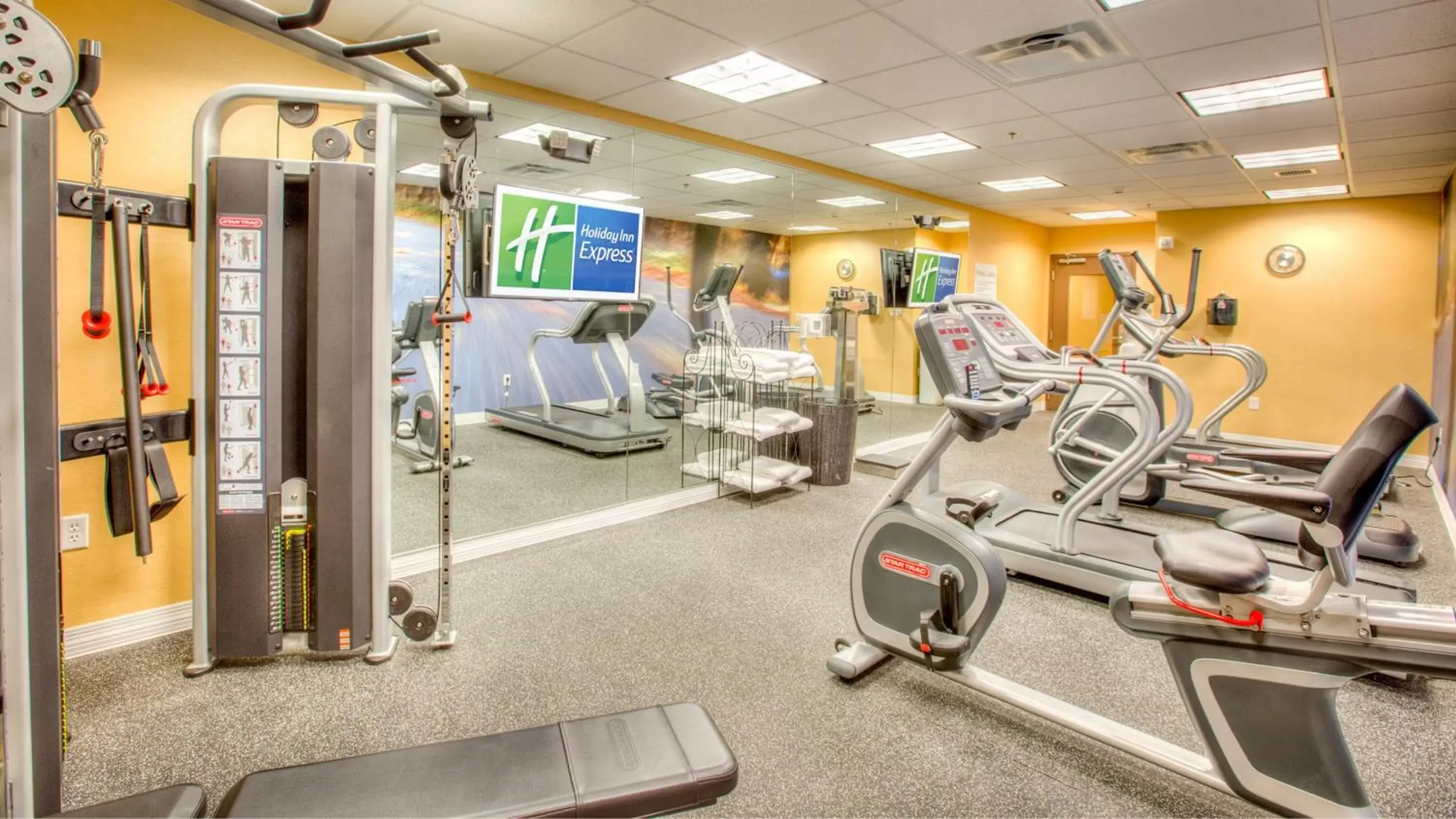 Fitness centre/facilities, Fitness Center/Facilities in Holiday Inn Express Wichita South, an IHG Hotel