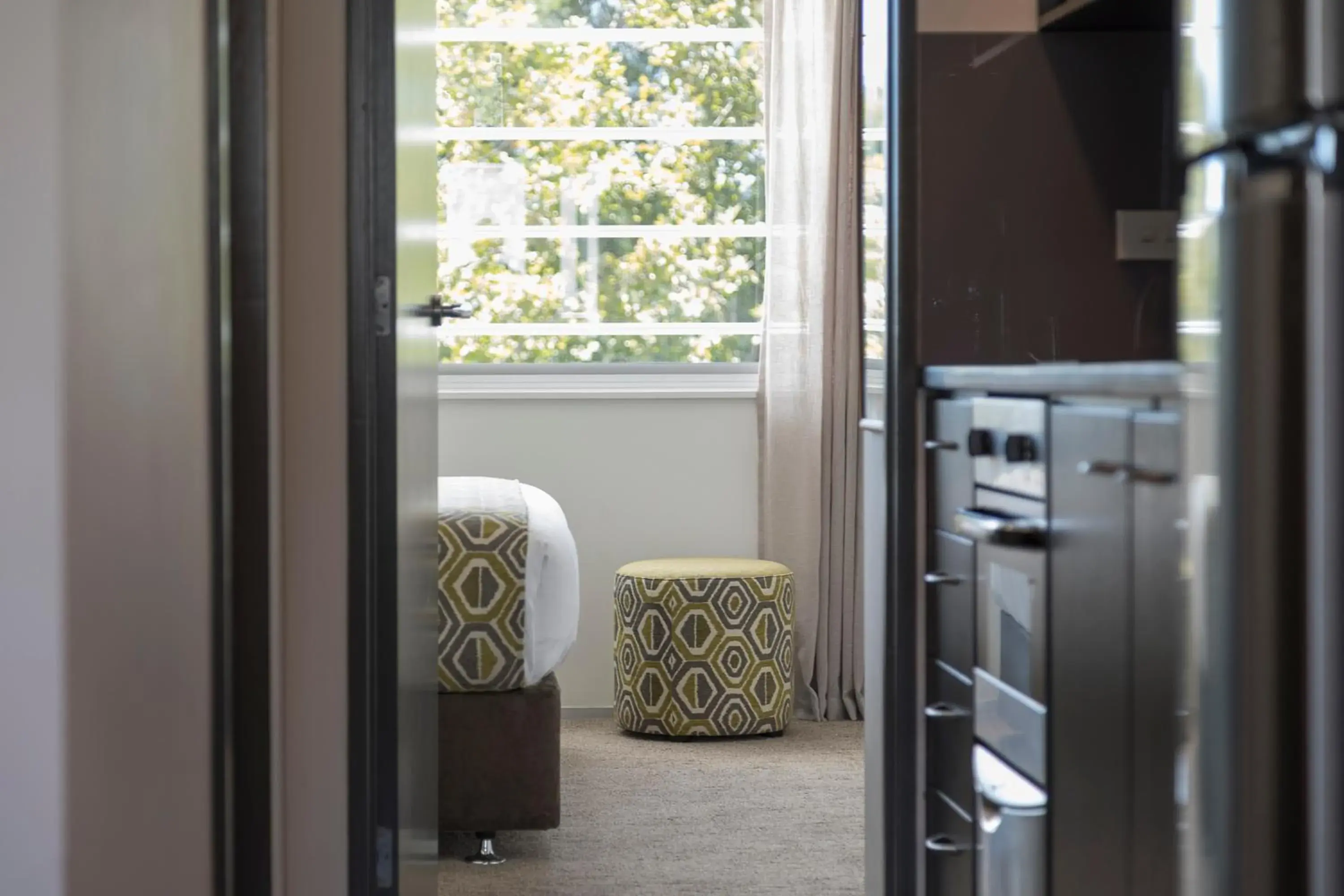 Bed, Seating Area in Quest Ponsonby Serviced Apartments