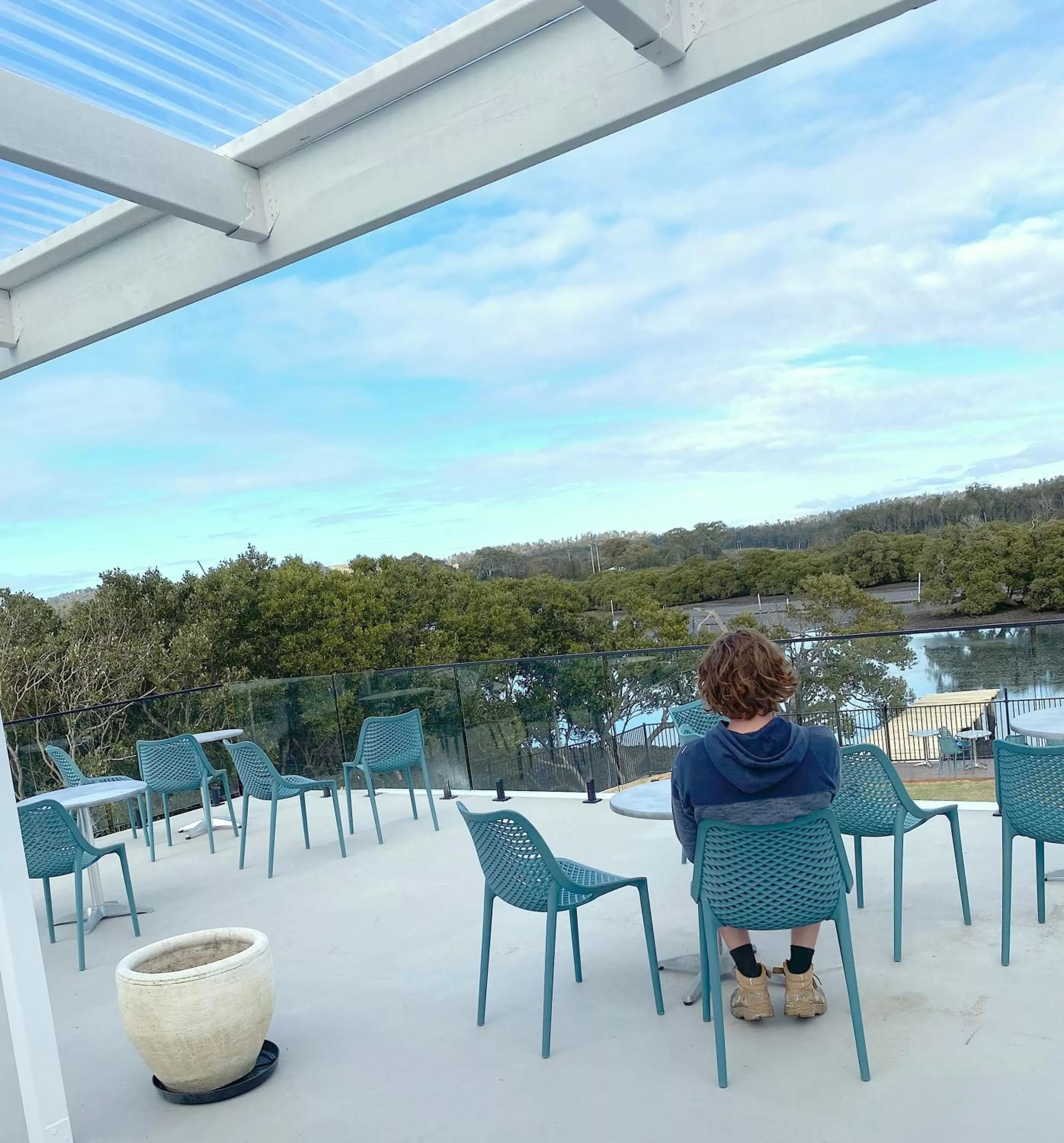 Patio in Batemans Bay Lodge