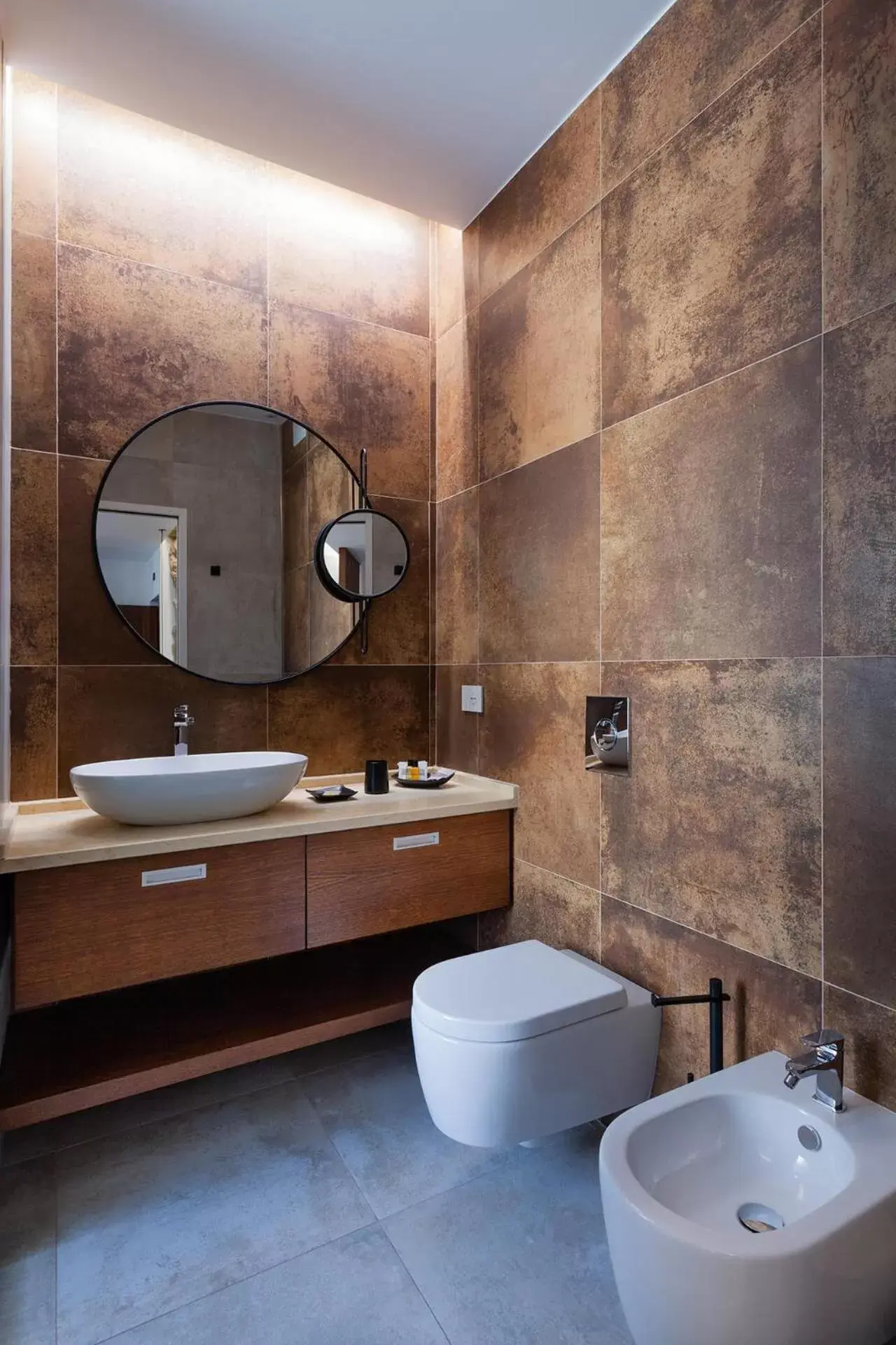 Bathroom in Palazzo Ferrucci Luxury Suites