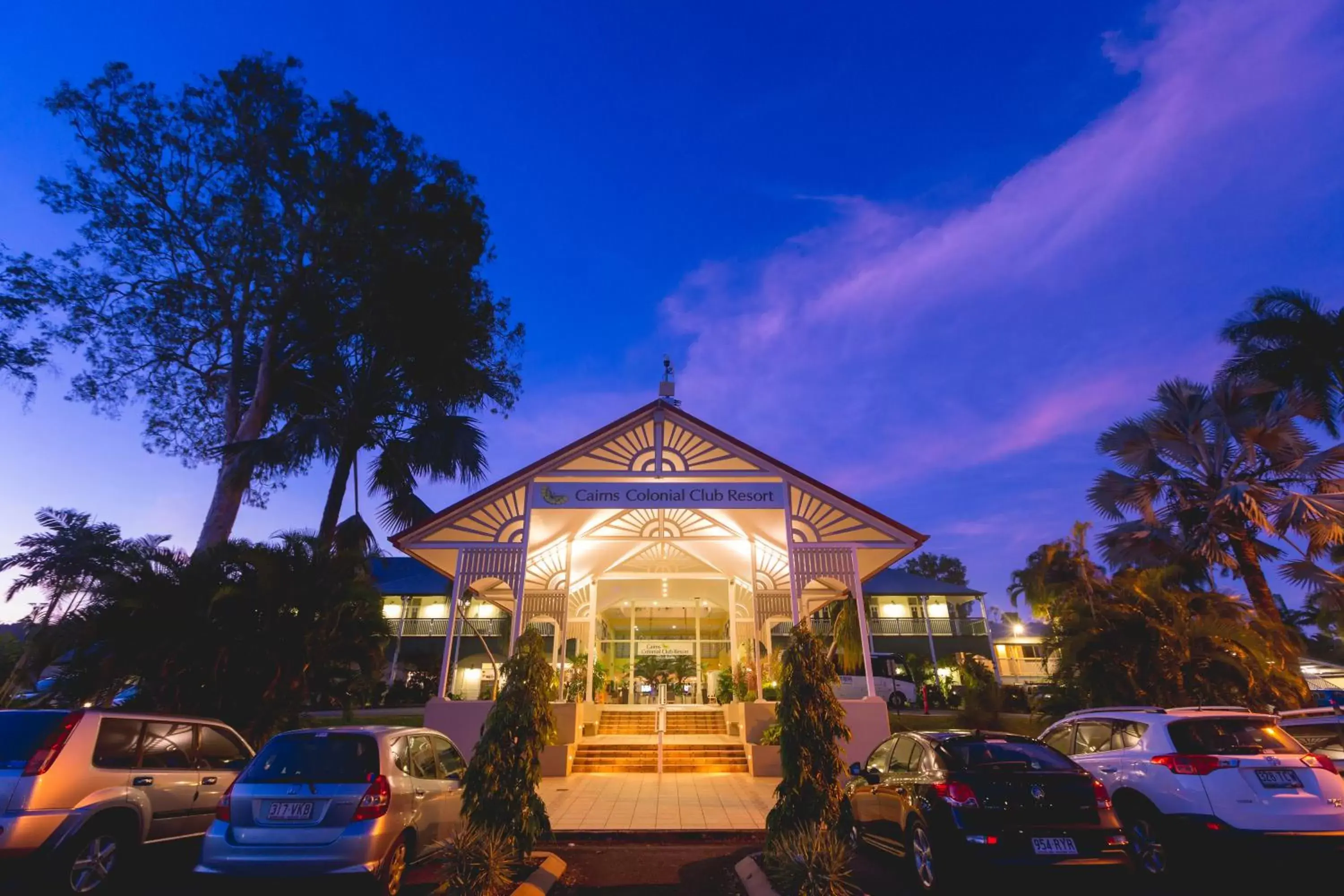 Facade/entrance in Cairns Colonial Club Resort