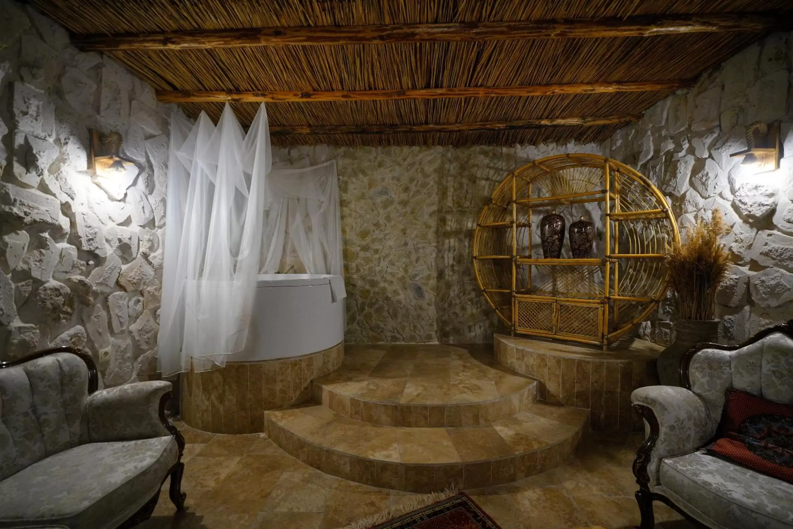 Living room, Seating Area in Cappadocia Nar Cave House & Hot Swimming Pool
