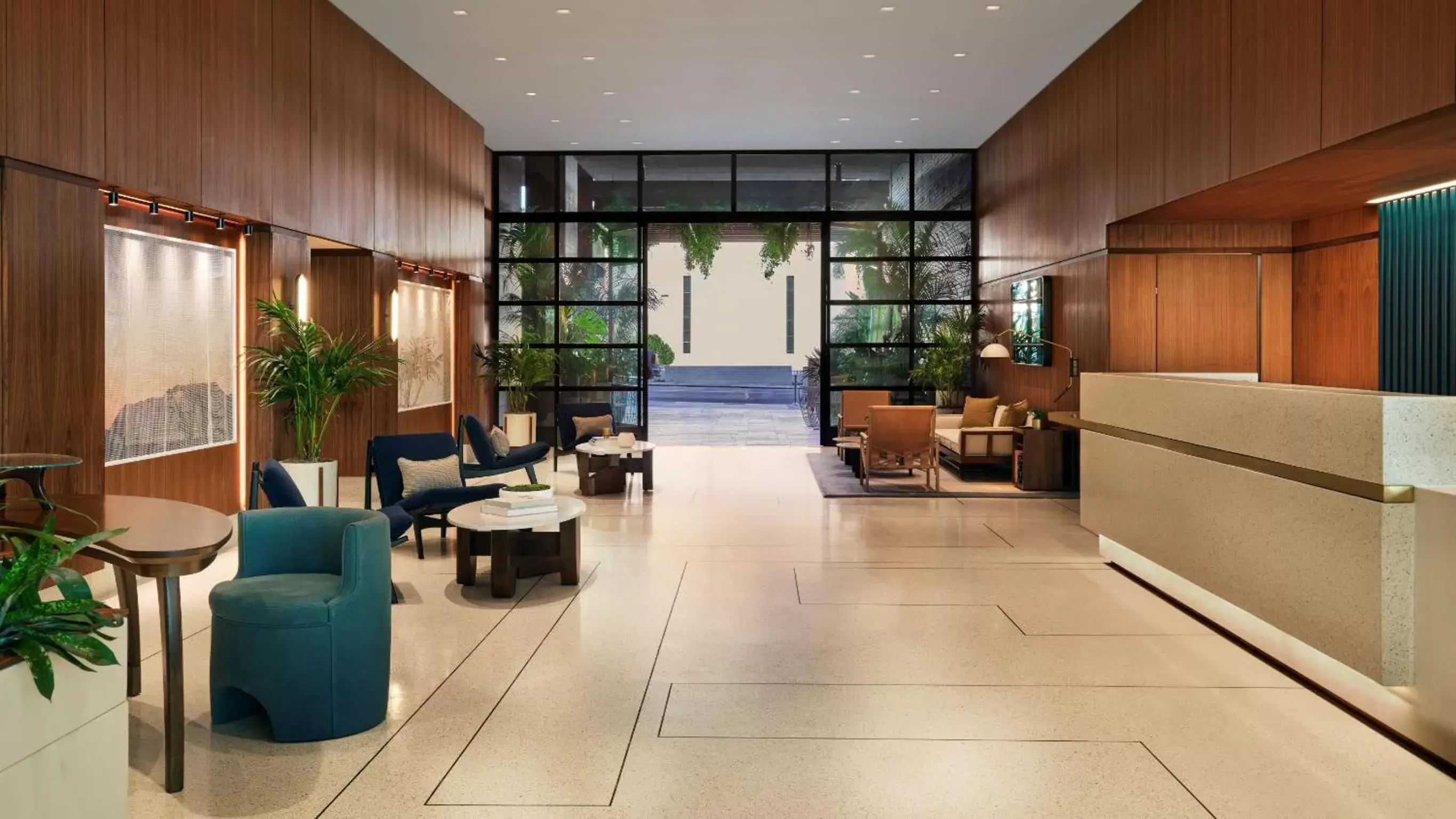 Lobby or reception, Lobby/Reception in Thompson Hollywood, part of Hyatt