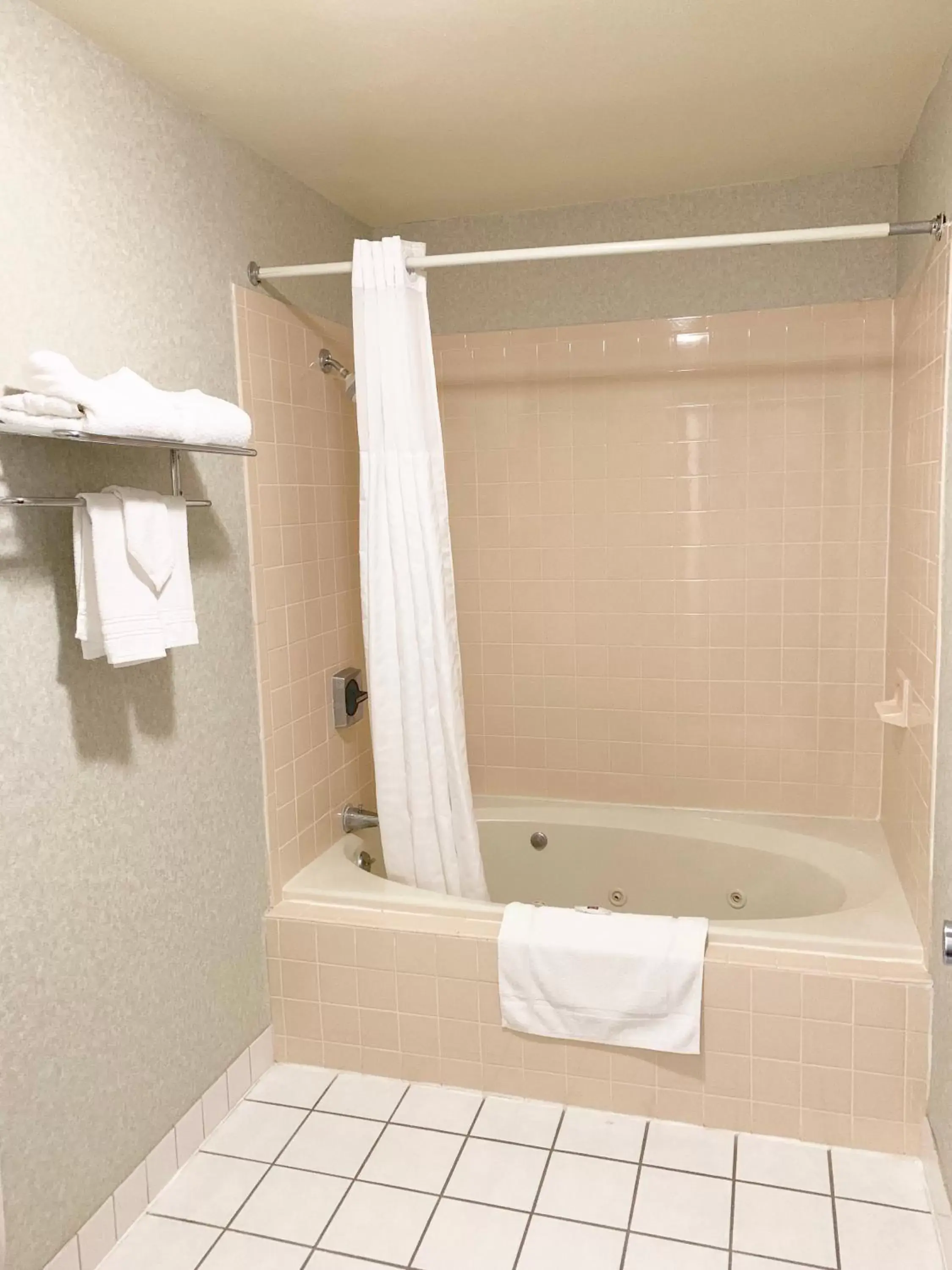 Hot Tub, Bathroom in Motel 6 McGraw, NY - Cortland