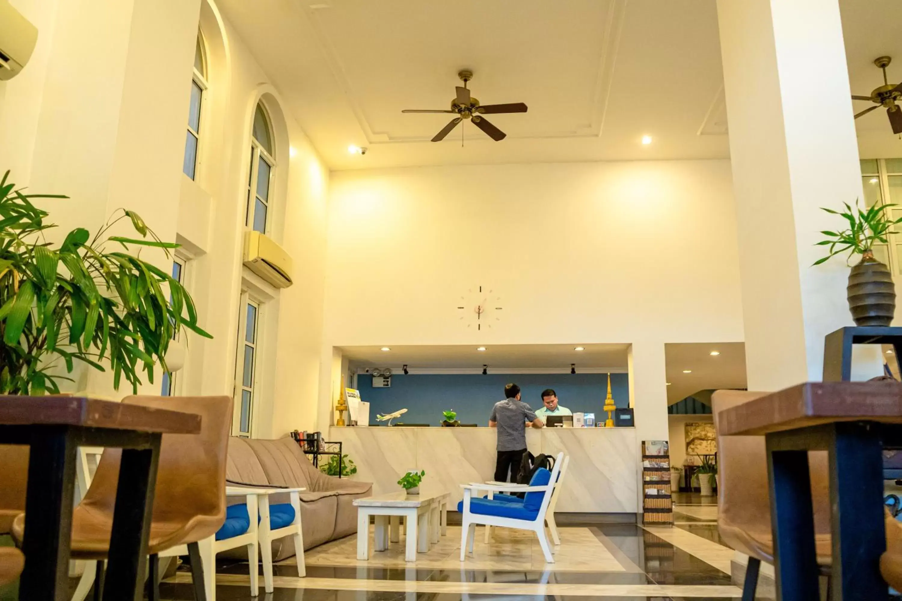 Lobby or reception in The Frangipani Royal Palace Hotel