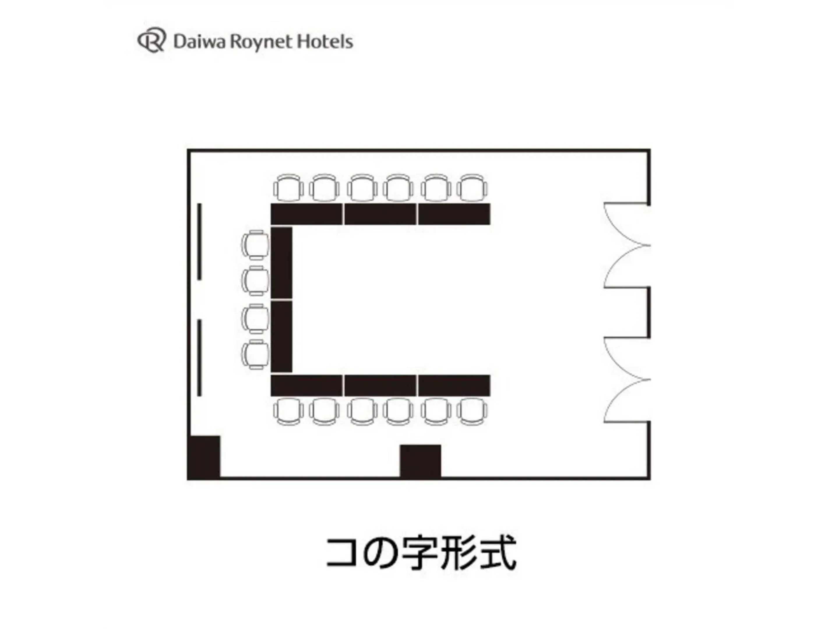 Floor Plan in Daiwa Roynet Hotel Aomori