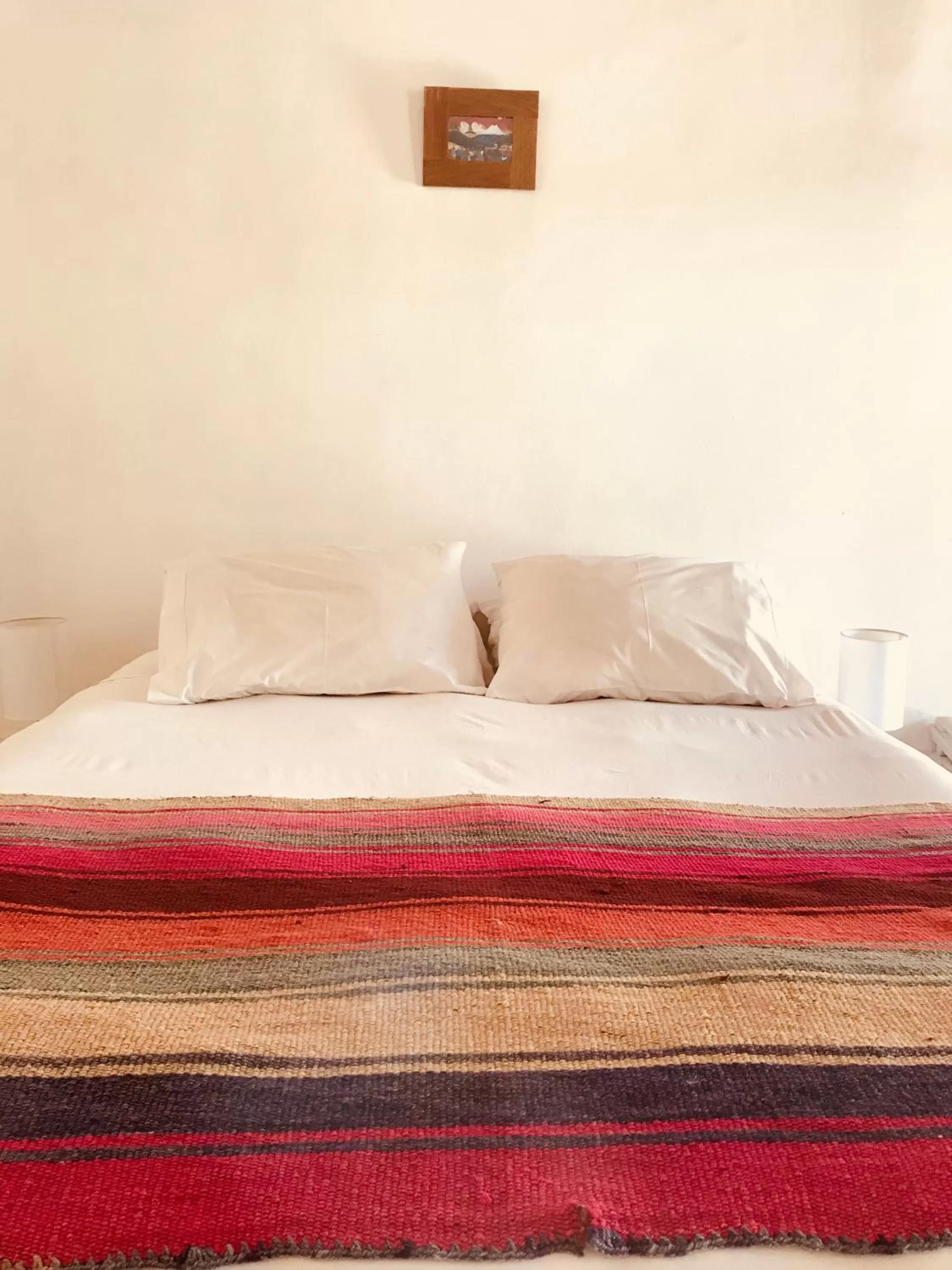 Bed in Hotel La Aldea