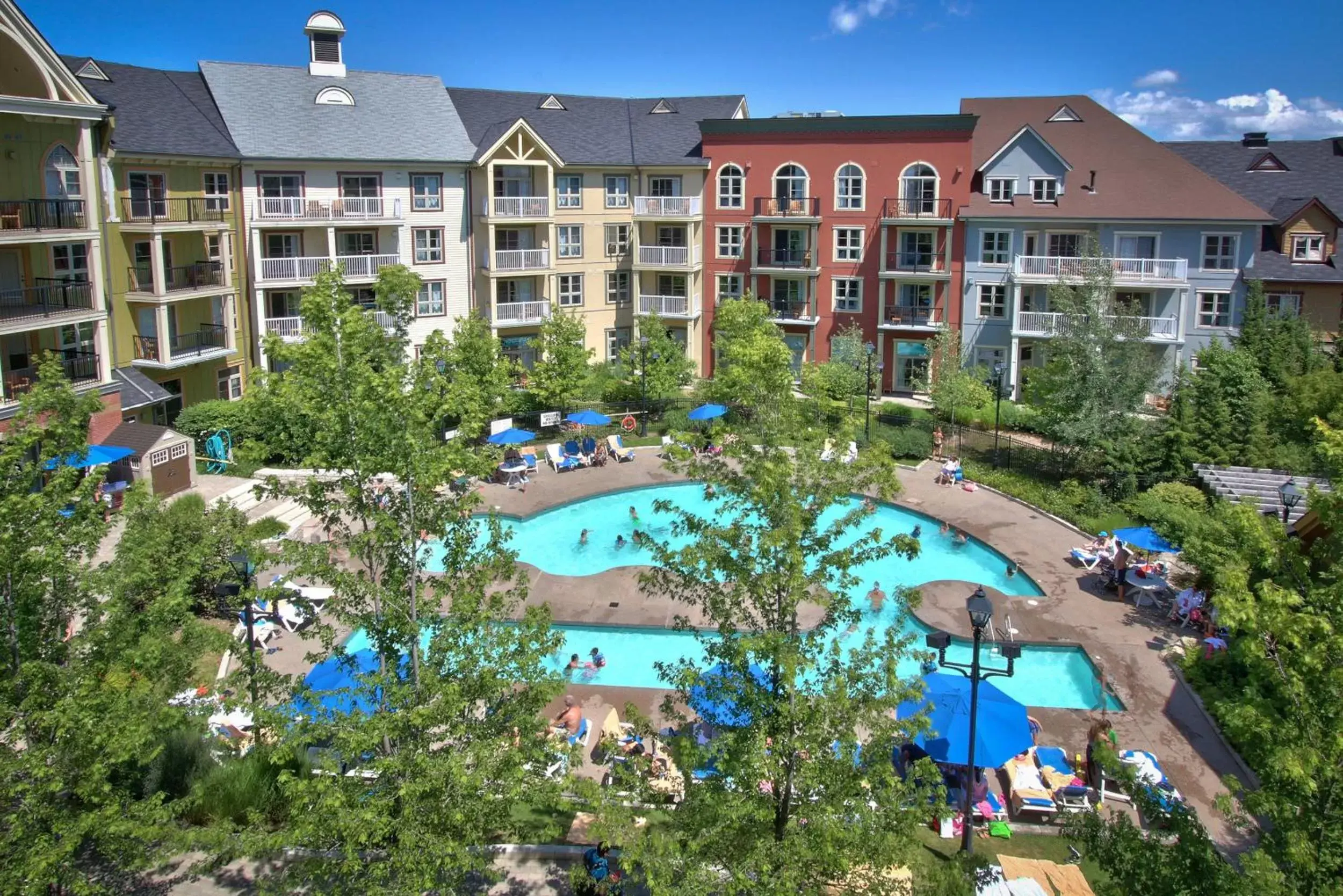 Summer, Pool View in Blue Mountain Resort Mosaic Suites