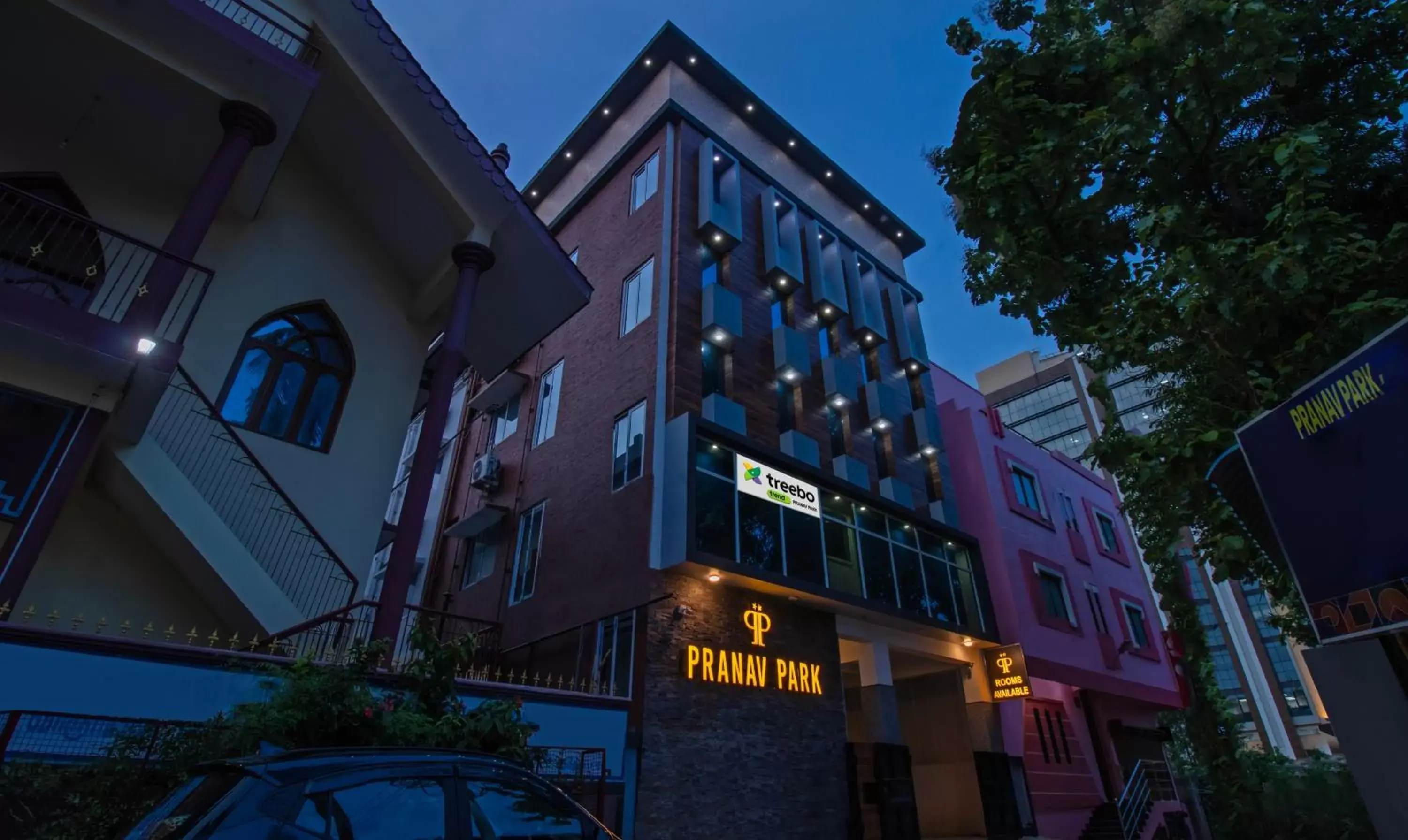 Facade/entrance, Property Building in Treebo Trend Pranav Park