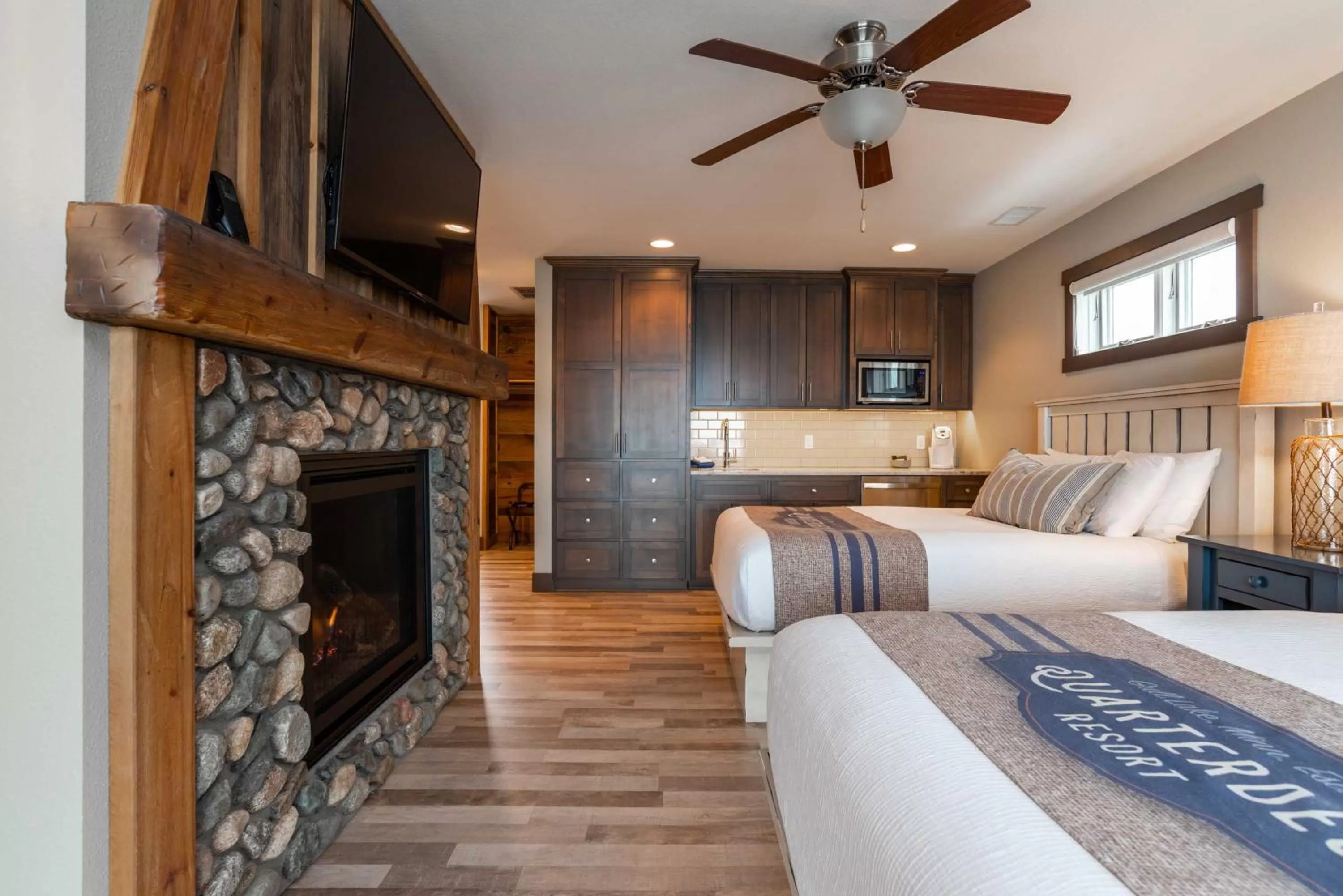 Bed in Quarterdeck Resort