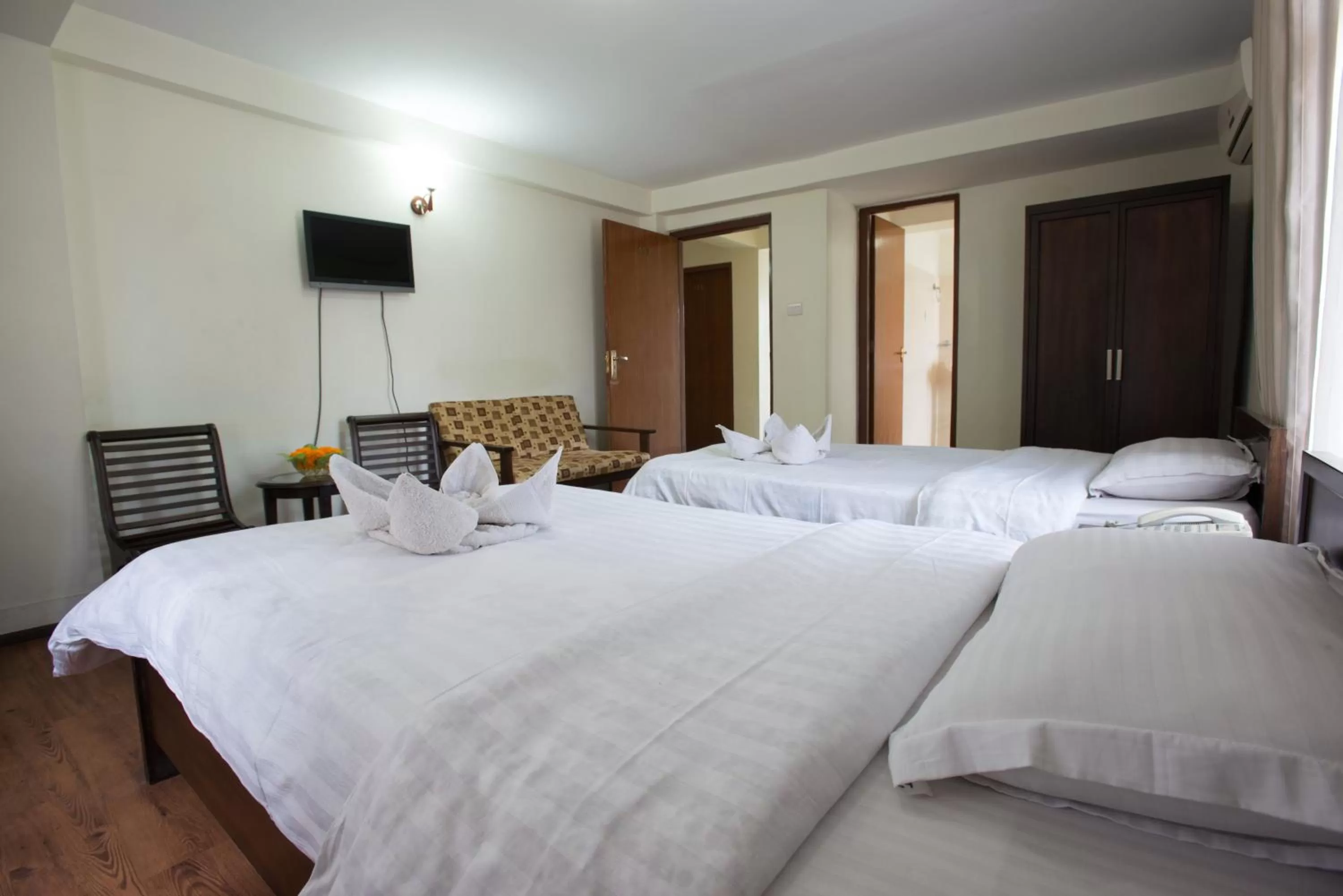 Living room, Bed in Hotel Yambu kathmandu