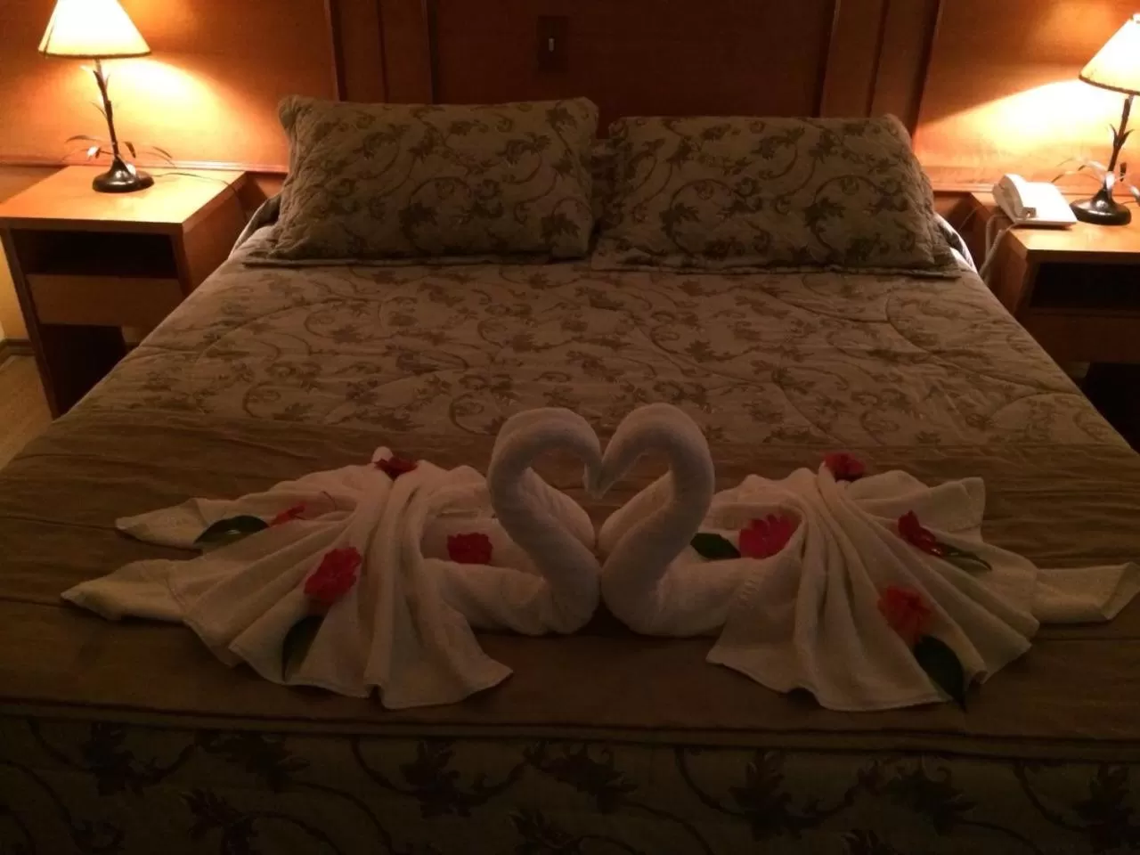 Bed in Pousada Alto D'ouro