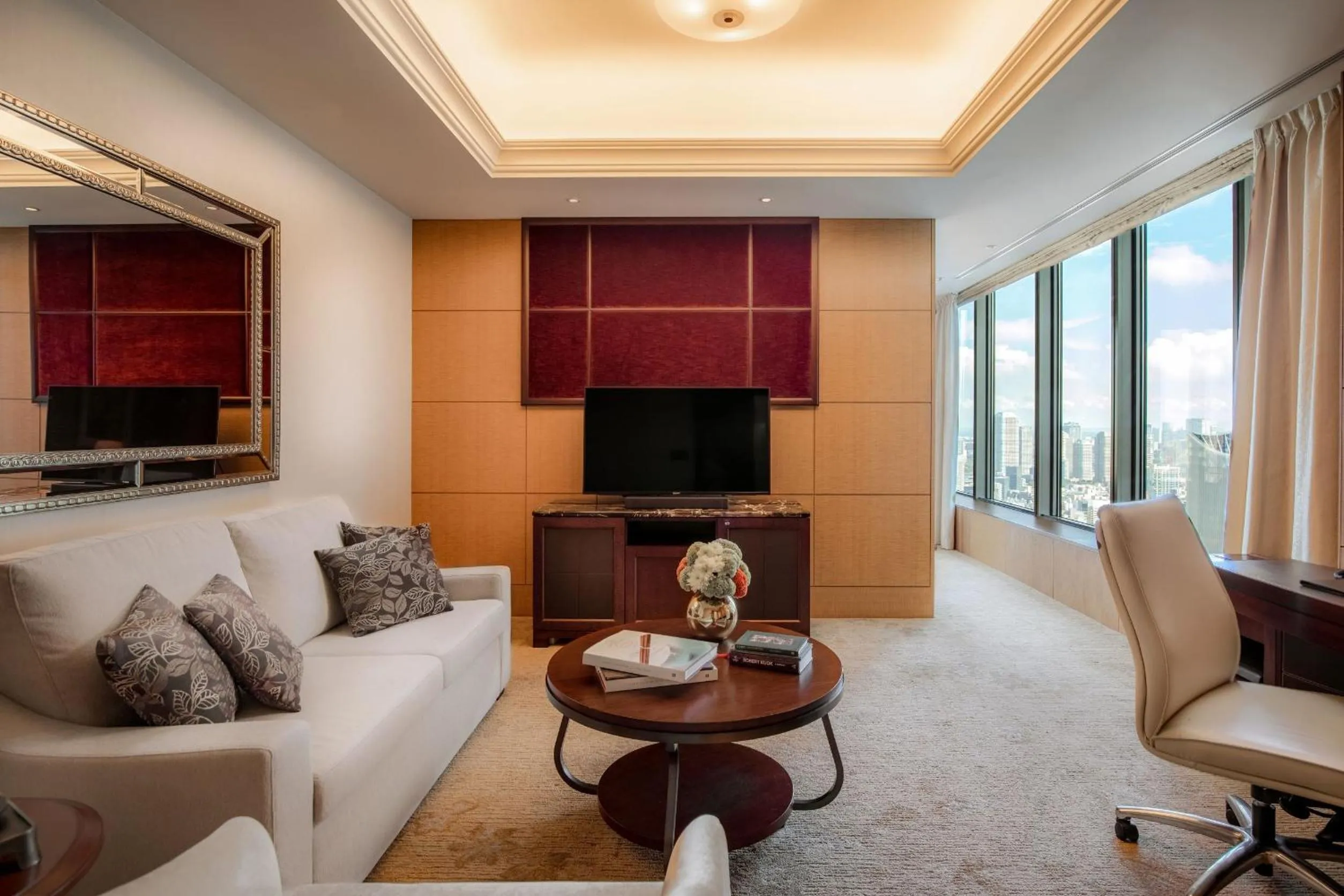 Living room in Shangri-La Tokyo