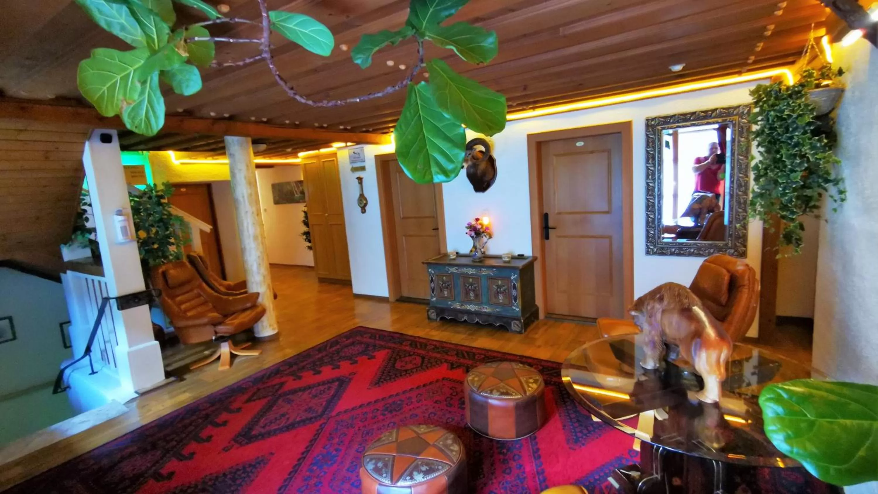 Seating area in Gasthof Geronimo