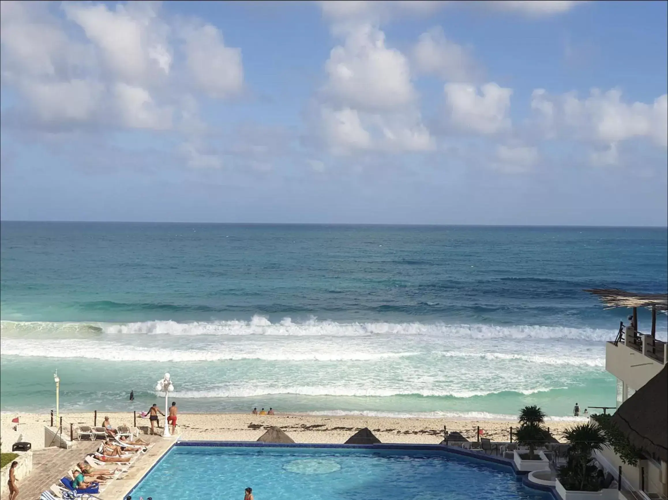 Pool View in Cancun Beach&Sunrise