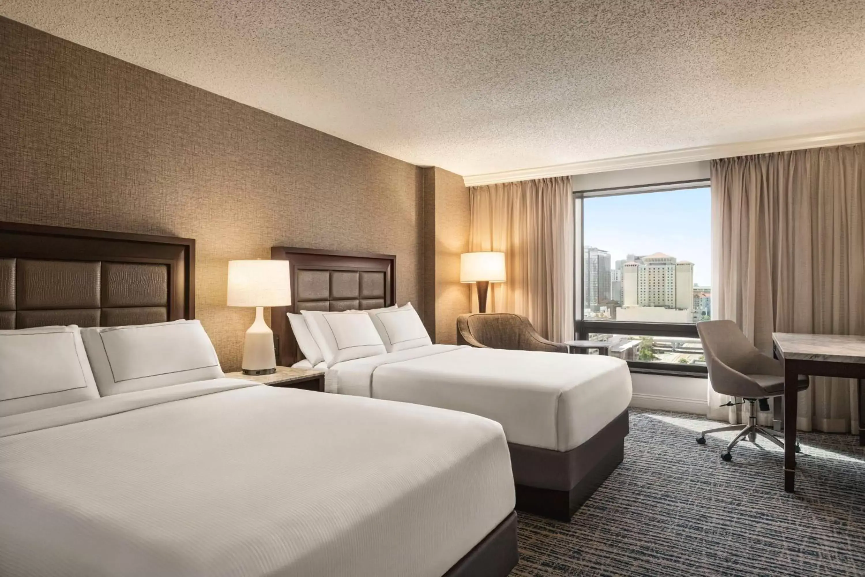 Standard Room with Two Double Beds with Pool View in Hilton Tampa Downtown