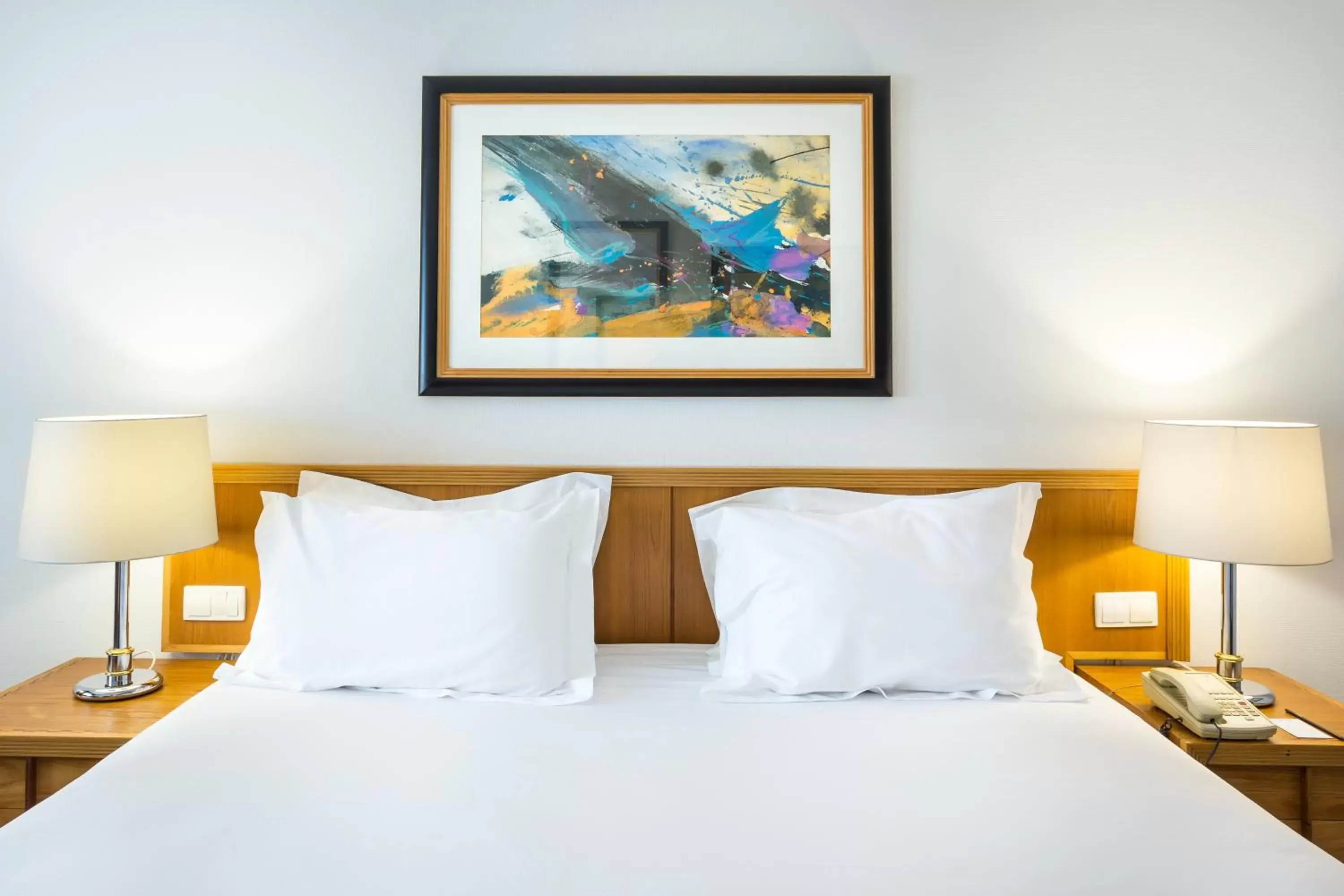Bed in Radisson Blu Hotel Lisbon