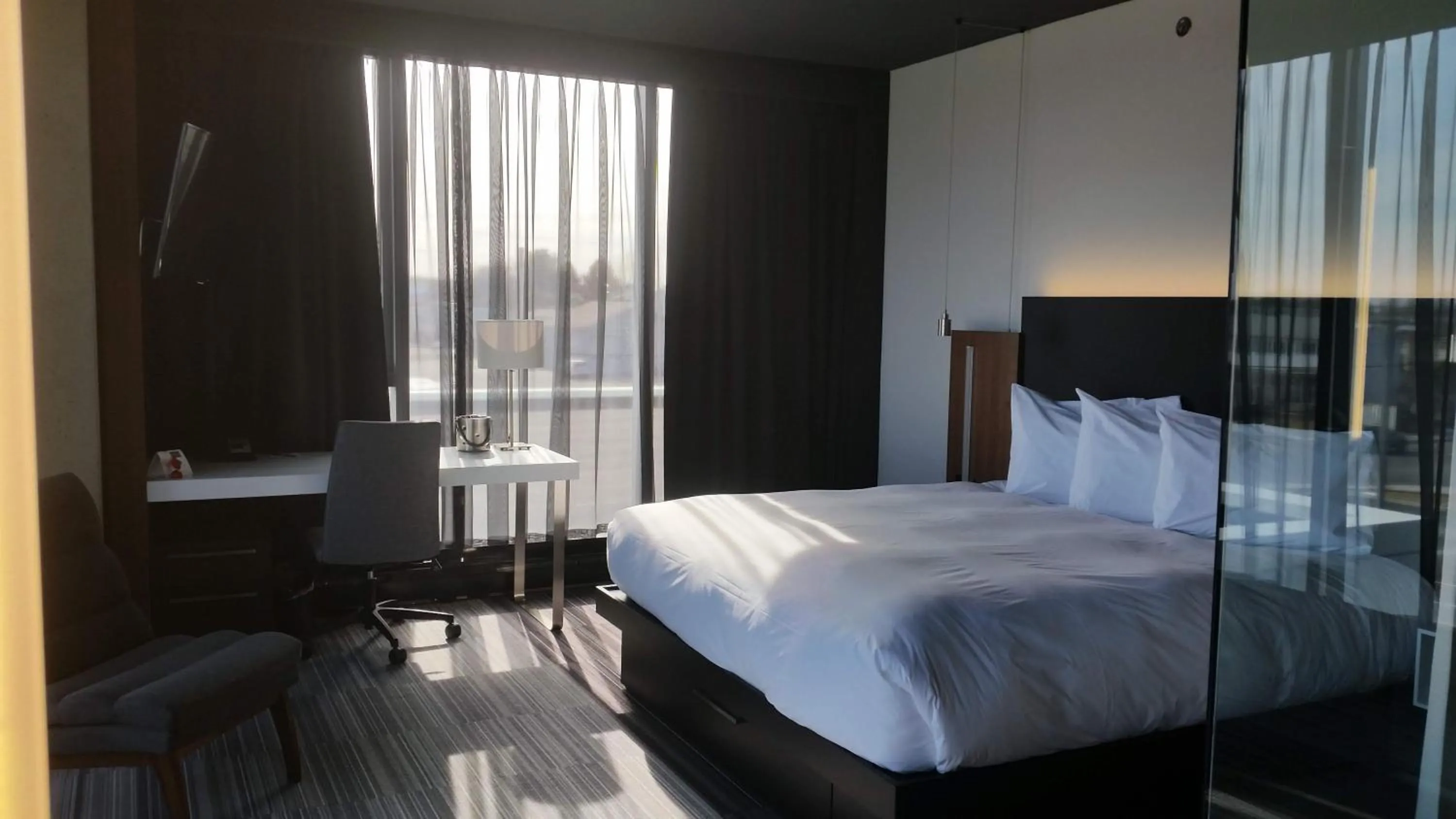 Photo of the whole room, Bed in Grand Times Hotel Drummondville